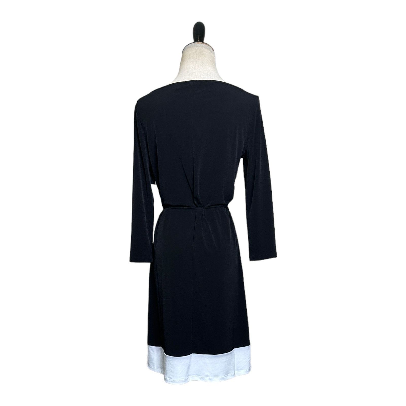 Elie Tahari Tahari black white trim belted mini dress size XS Size XS / US 0-2 / IT 36-38 - 11 Thumbnail