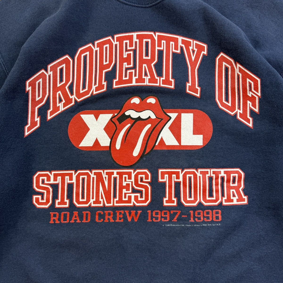 Vintage Rolling Stones 1997 property of stones XL screen stars Size US XL / EU 56 / 4 - 6 Thumbnail