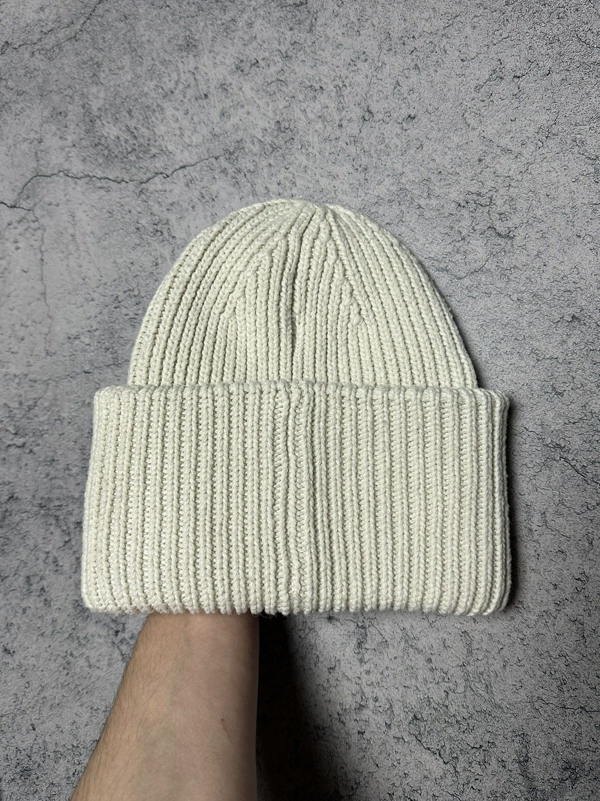 Acne Studios Acne Studios Pancy Wool Face Patch Beanie Hat Size ONE SIZE - 7 Thumbnail