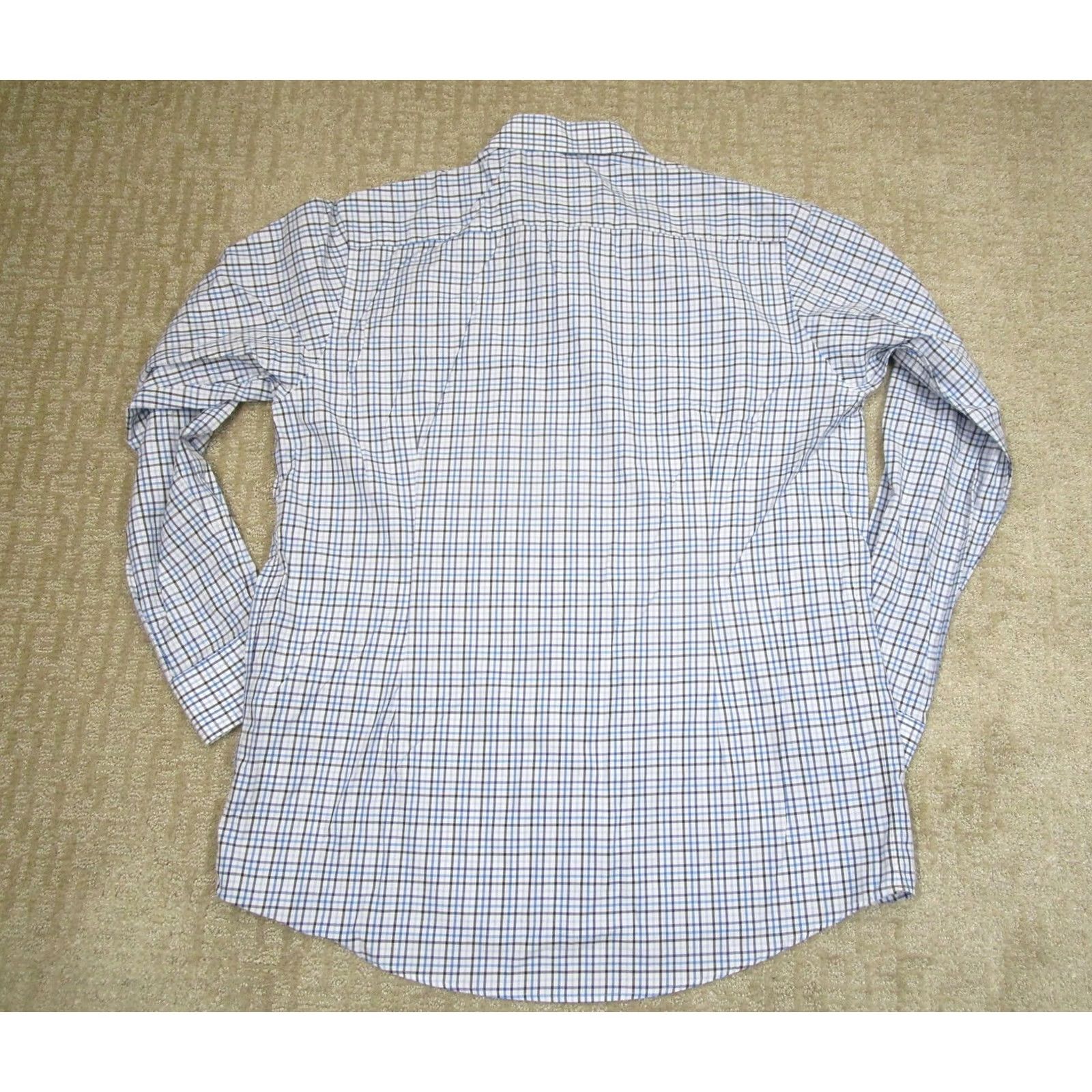 Eton Eton Shirt Mens 2XL Blue Plaid Button-Down Long Sleeve Casual Business Shirt Size US XXL / EU 58 / 5 - 3 Thumbnail