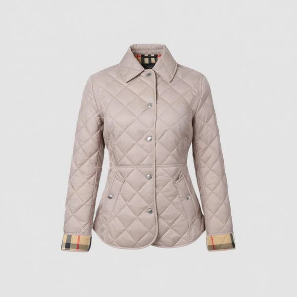 Burberry o1w1db10426 Padded Jacket in Light Taupe Size XS / US 0-2 / IT 36-38 - 1 Thumbnail