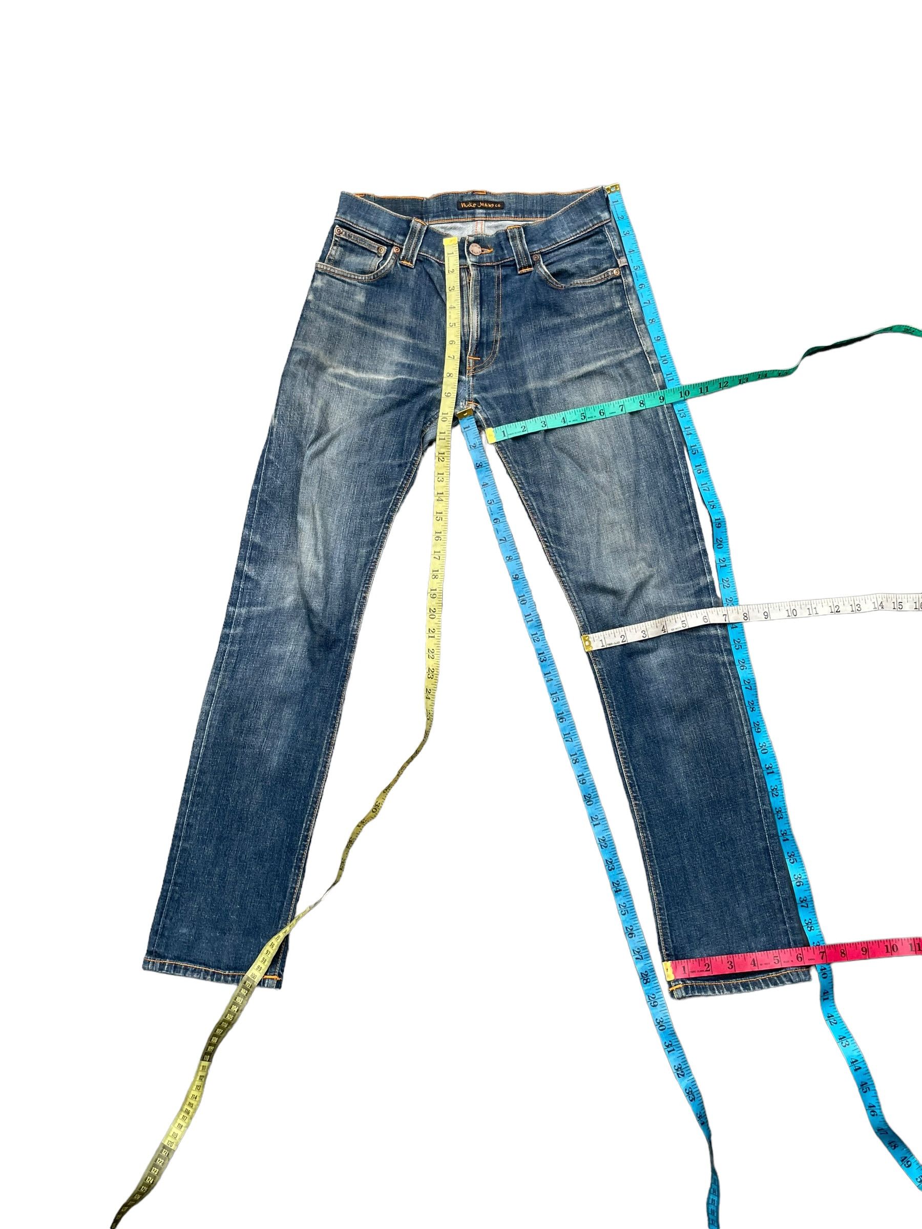 Designer Vintage Nudie Jeans Distresed Denim Size US 30 / EU 46 - 6 Thumbnail