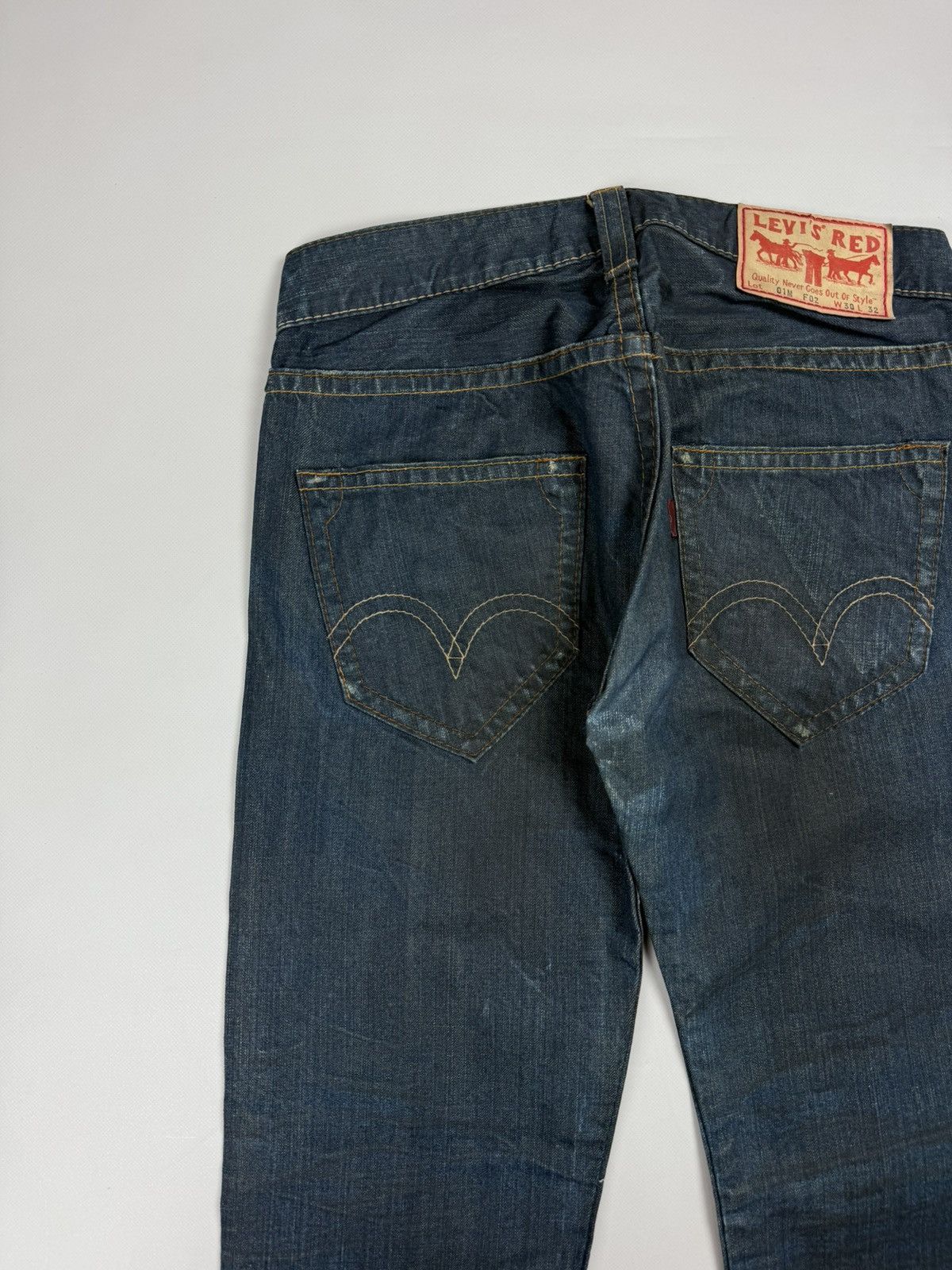 Levi's Levis RED Lot 01M F02 Vintage Men’s Wide Leg Cowboy Jeans Size US 30 / EU 46 - 21 Thumbnail