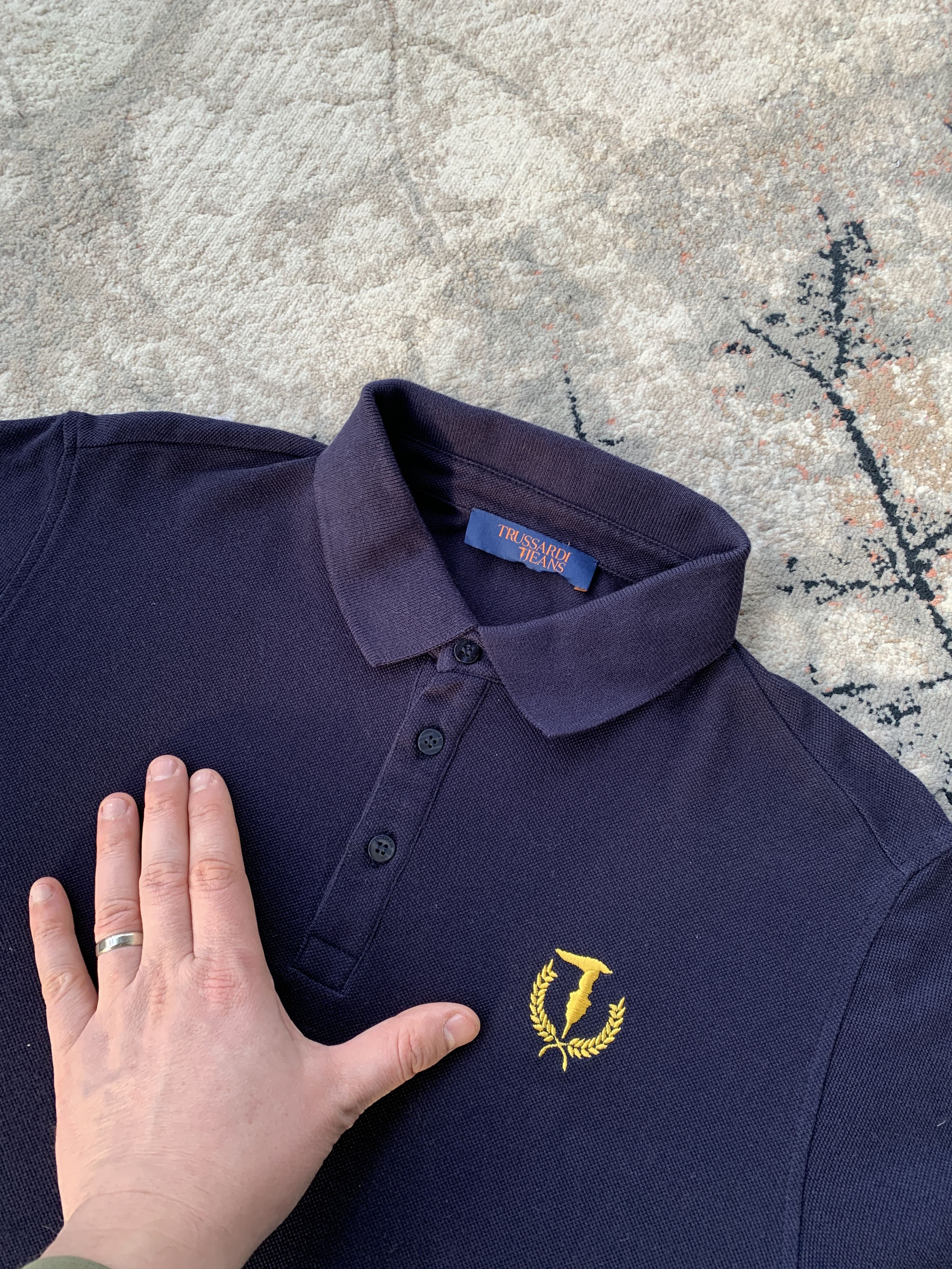 Trussardi Trussardi Jeans Polo Tee Size US XL / EU 56 / 4 - 3 Thumbnail