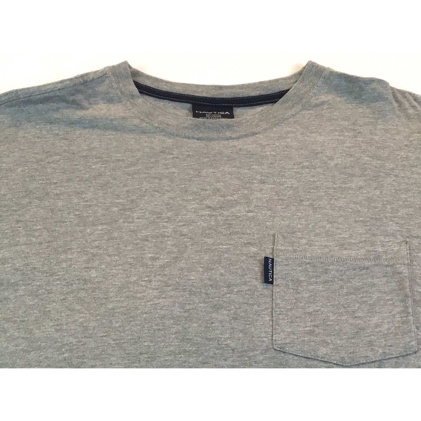 Nautica Nautica Sail The 7 Seas Gray Pocket T-Shirt Size Medium Size US M / EU 48-50 / 2 - 2 Thumbnail