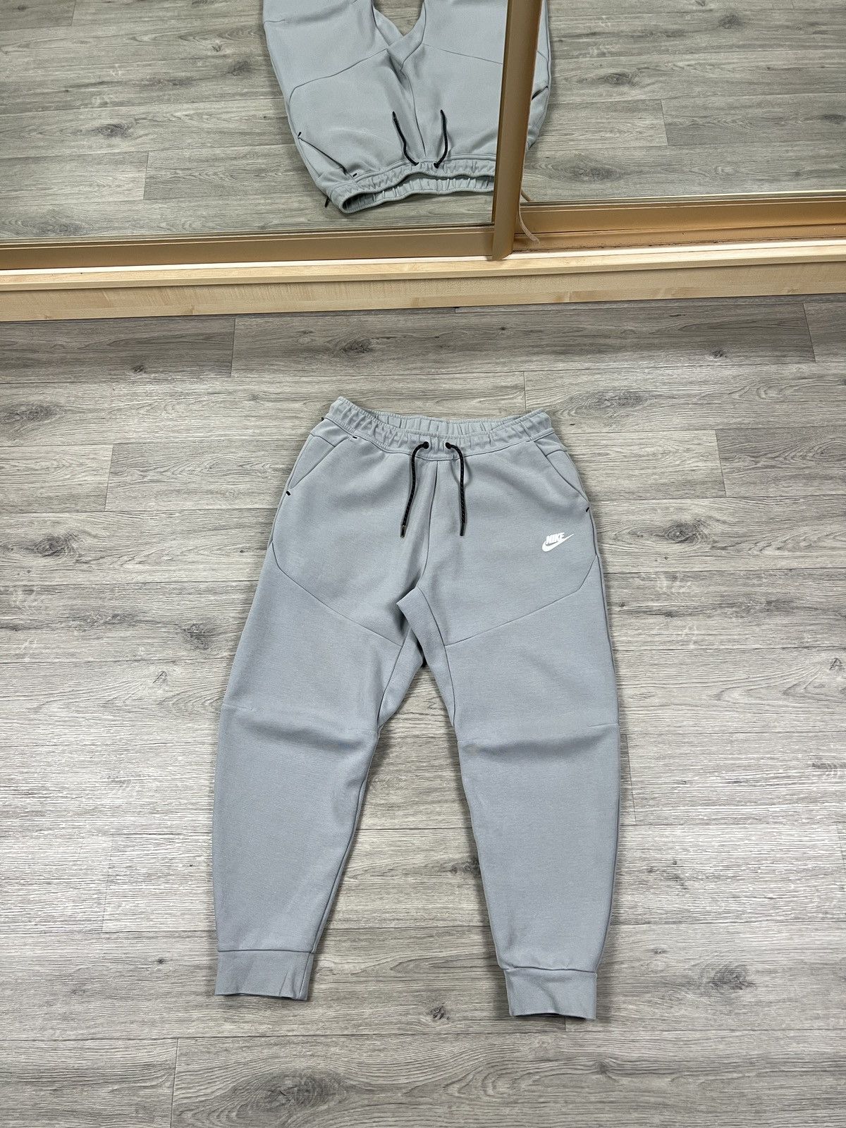 Nike Pants Nike Tech Fleece Light Blue/Grey Men’s Size M Size US 32 / EU 48 - 1 Thumbnail