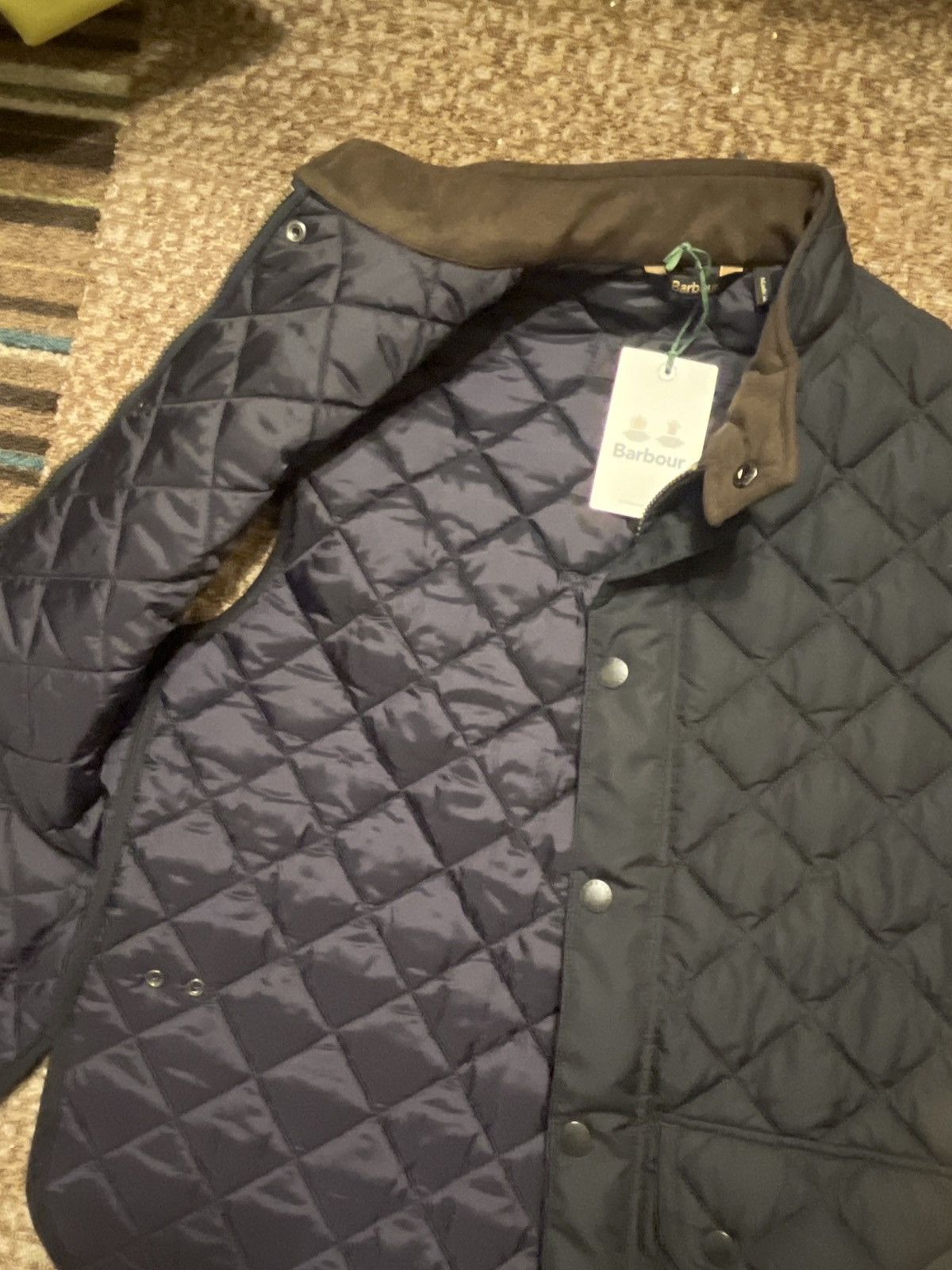 Louis Vuitton Green Leather Vest Mid Layer Gilet