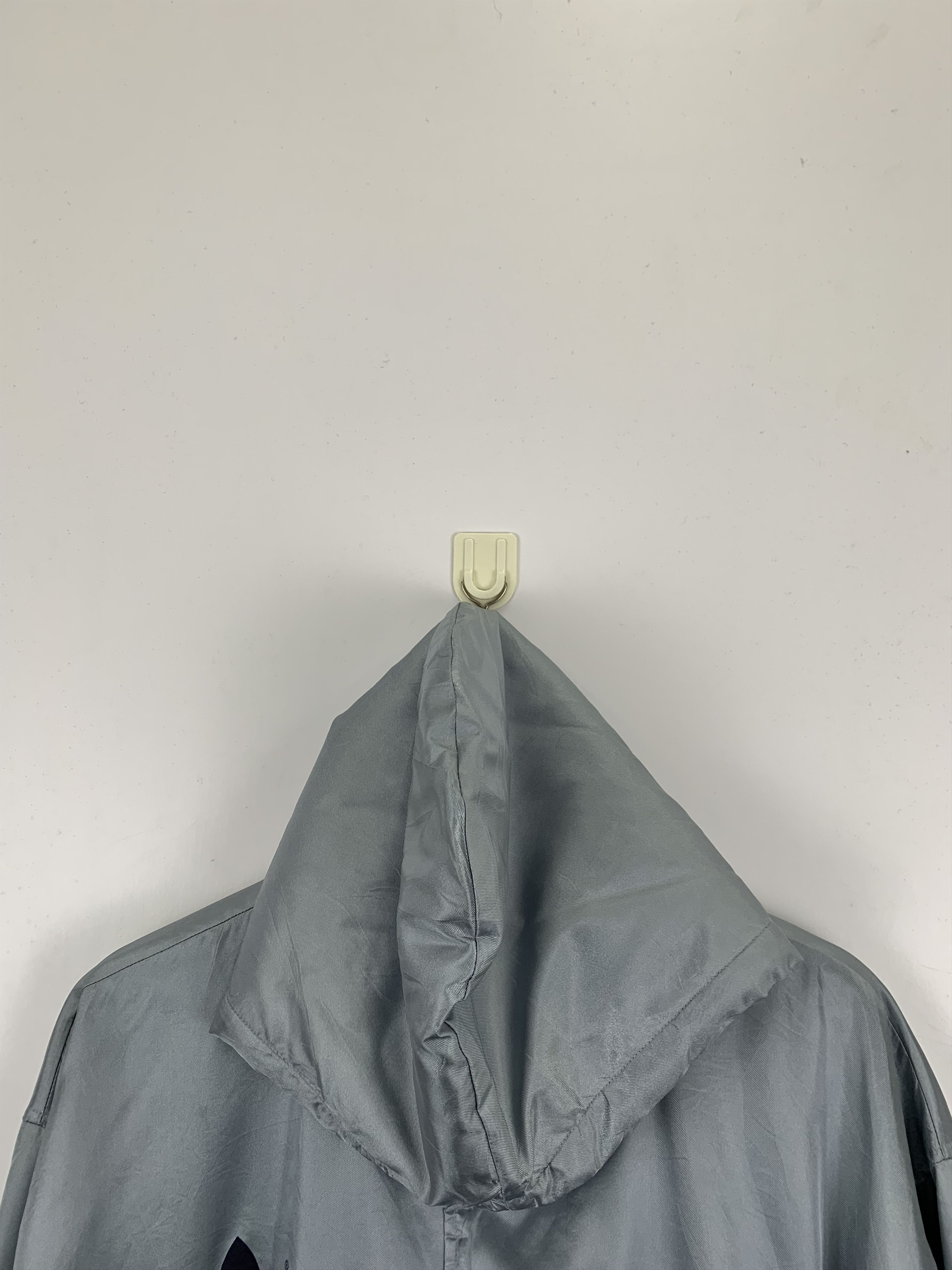 Adidas Vintage 90s Adidas Trefoil Long Jacket J0844 Size US L / EU 52-54 / 3 - 5 Thumbnail