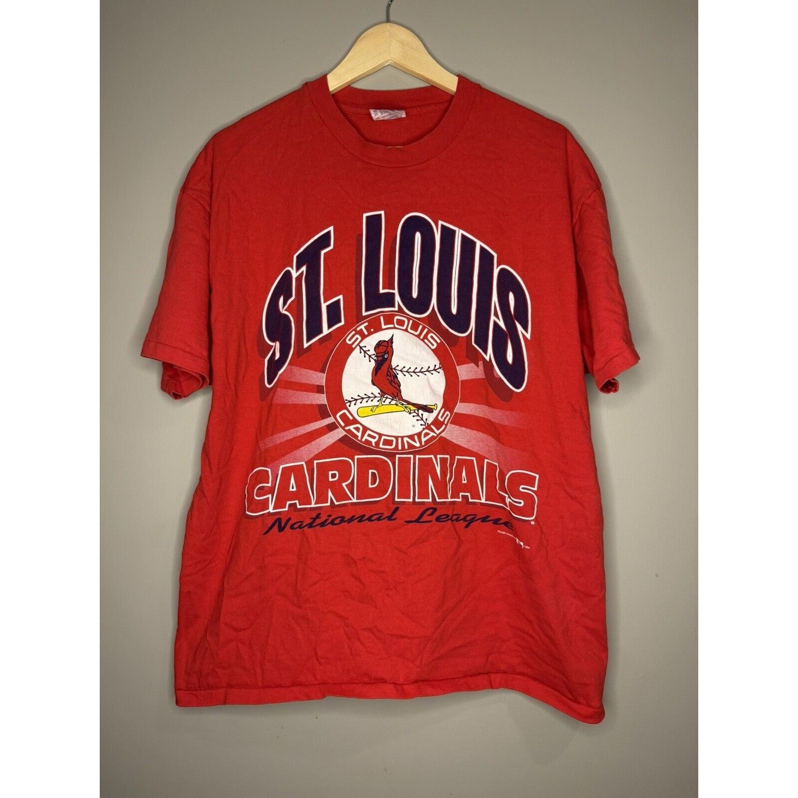 Vintage Vintage 1994 MLB ST LOUIS CARDINALS T-shirt Size XL Size US XL / EU 56 / 4 - 1 Thumbnail