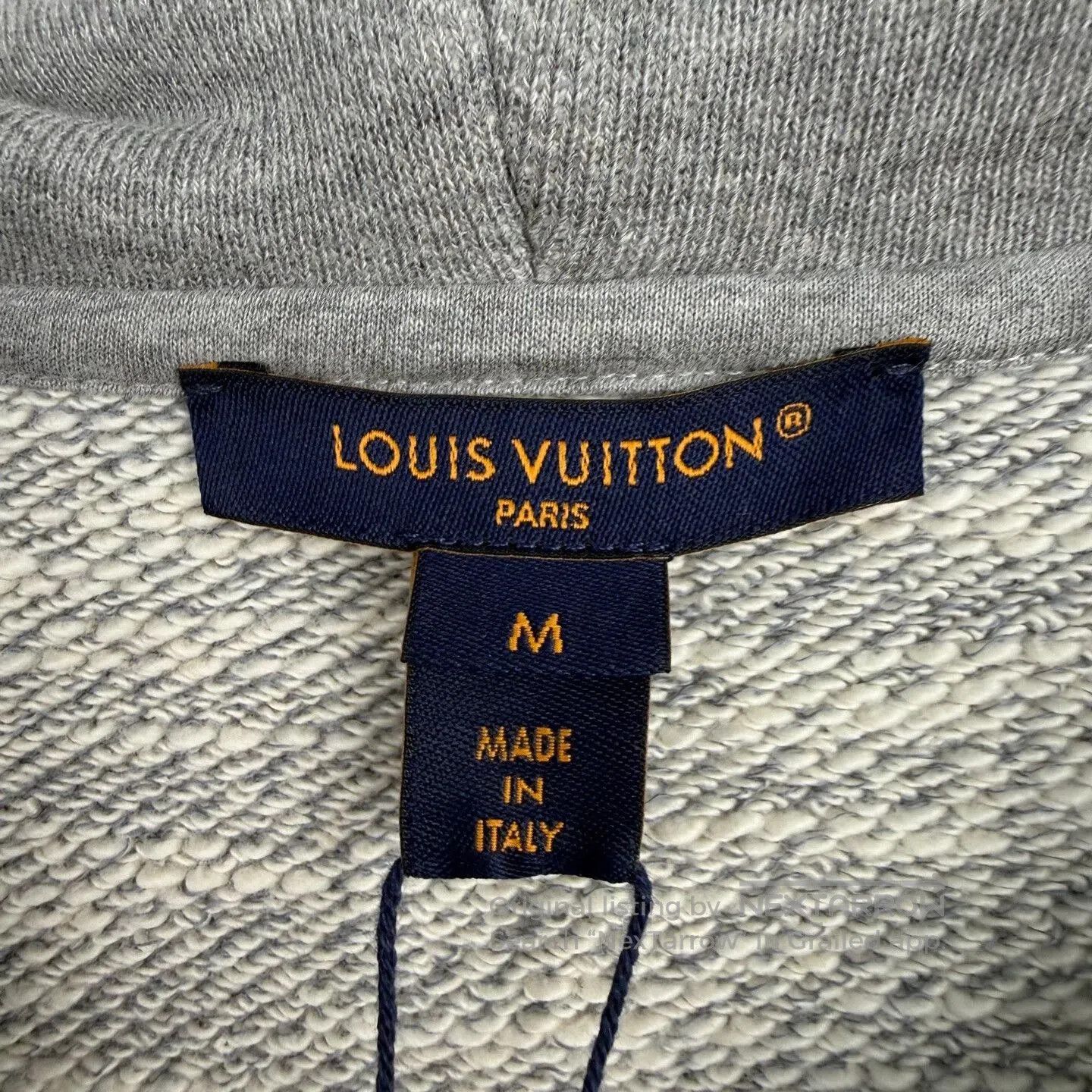 Louis Vuitton louis vuitton gray drawstring hoodie jacket. Size US M / EU 48-50 / 2 - 3 Thumbnail