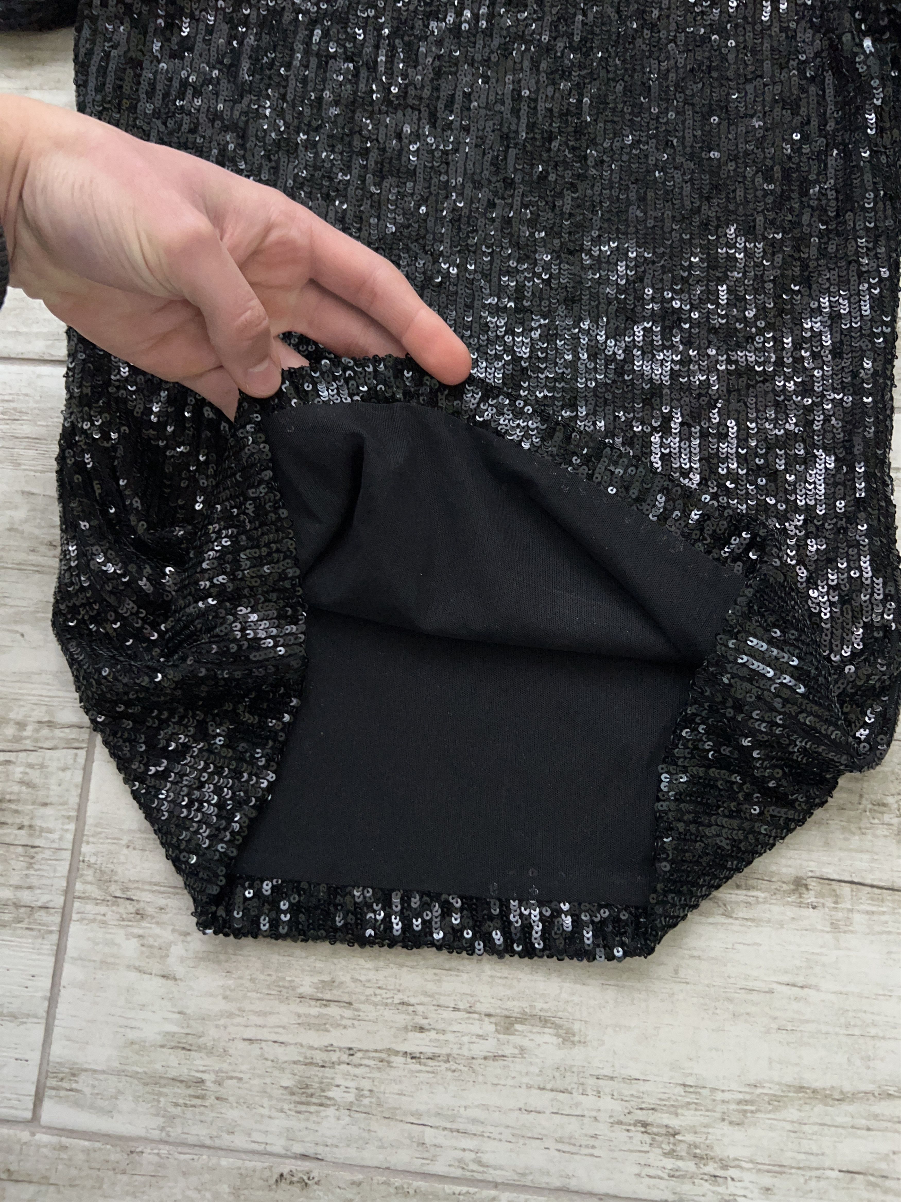 Redemption REDEMPTION Draped Sequins Top Shirt Blouse Baggy Sleeves Size S / US 4 / IT 40 - 10 Thumbnail