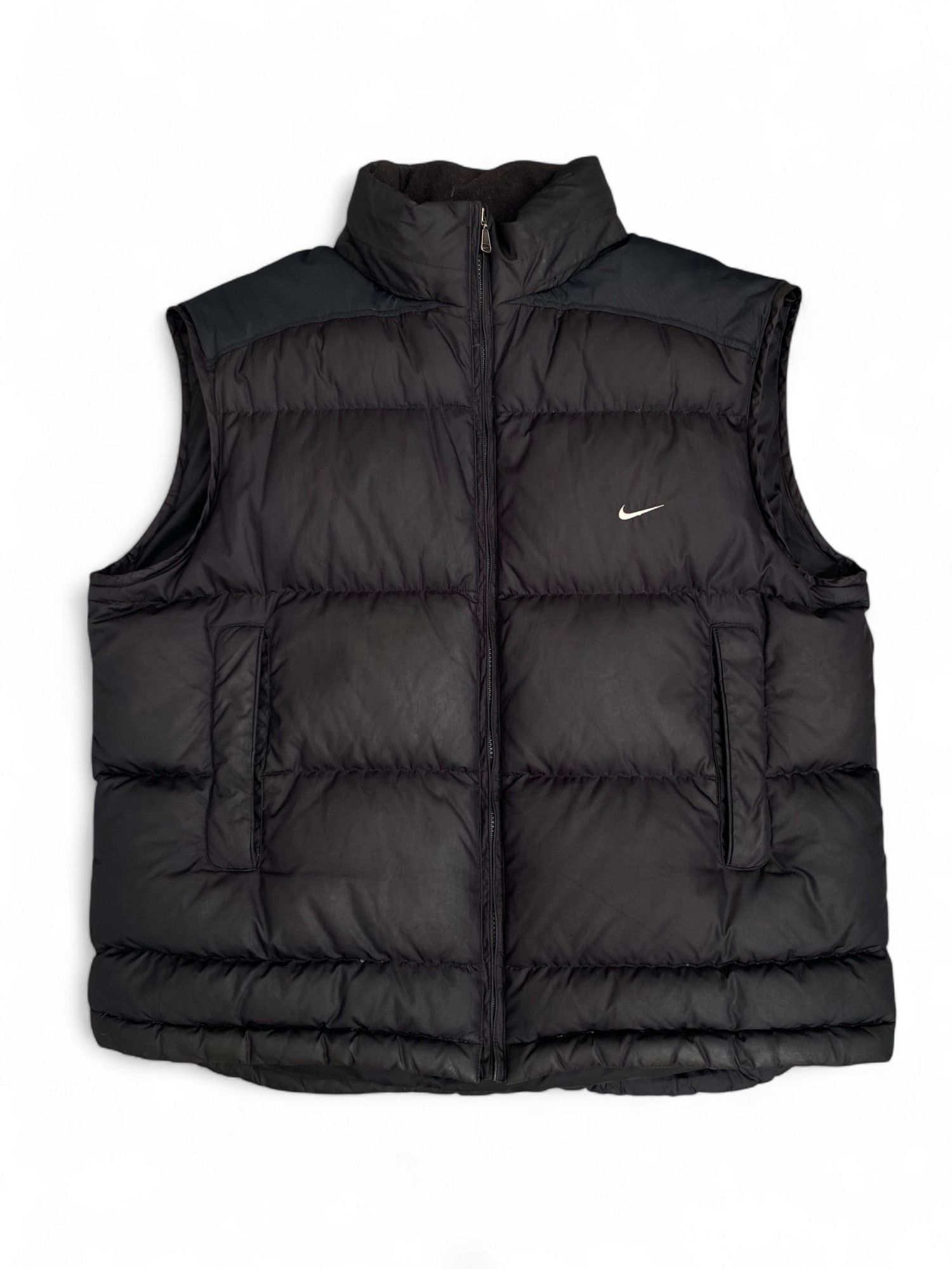 Nike Vintage Nike Down Vest y2k opium silvertag swoosh Size US XL / EU 56 / 4 - 1 Thumbnail