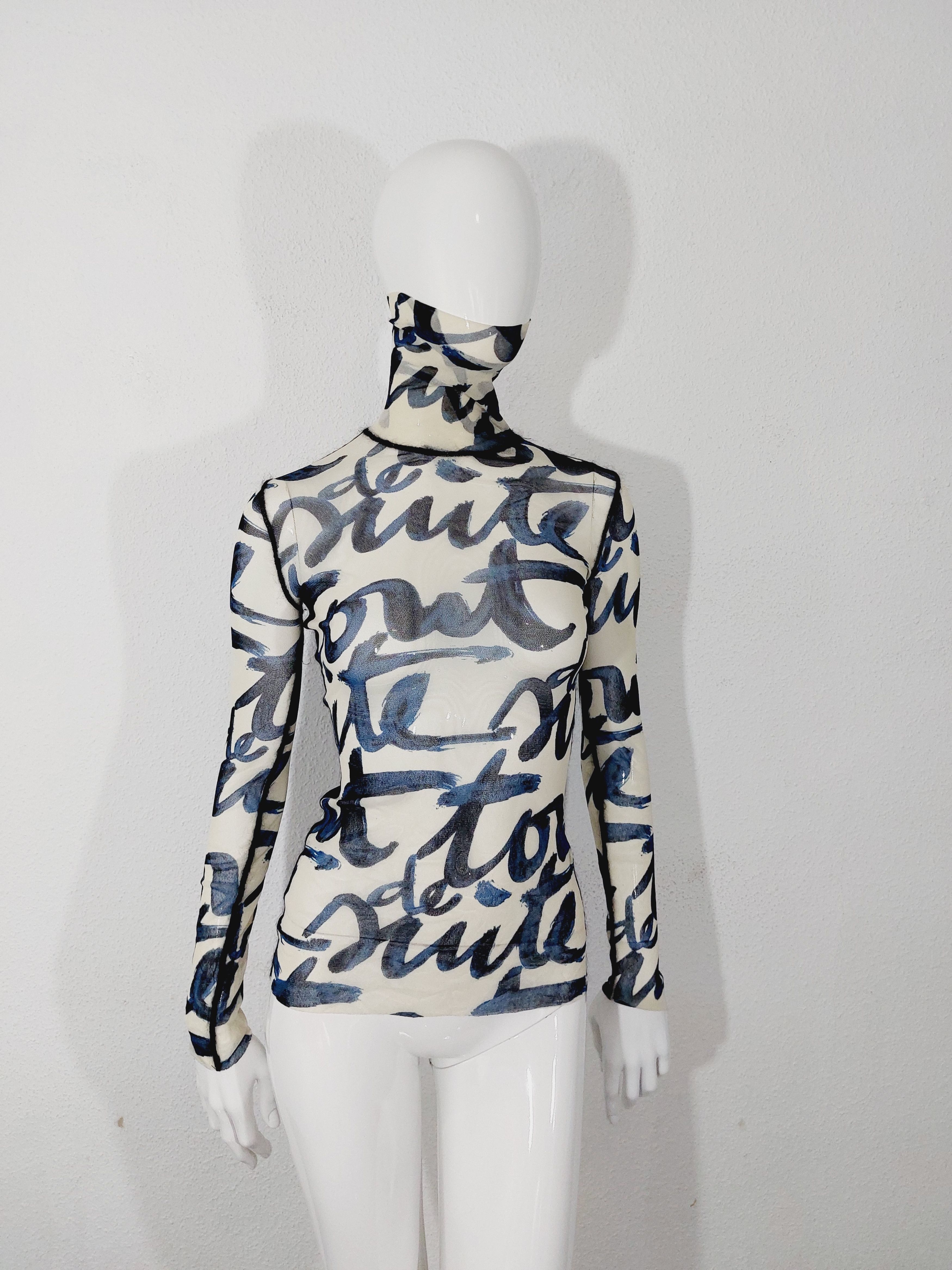 Jean Paul Gaultier Jean Paul Gaultier Mona Lisa Mesh Shirt | Grailed