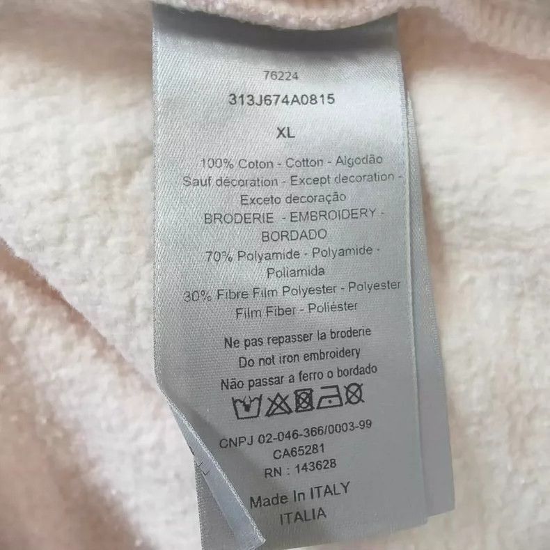 Dior Dior Logo Print Embroidered Sweatshirt-2506 Size US M / EU 48-50 / 2 - 5 Thumbnail