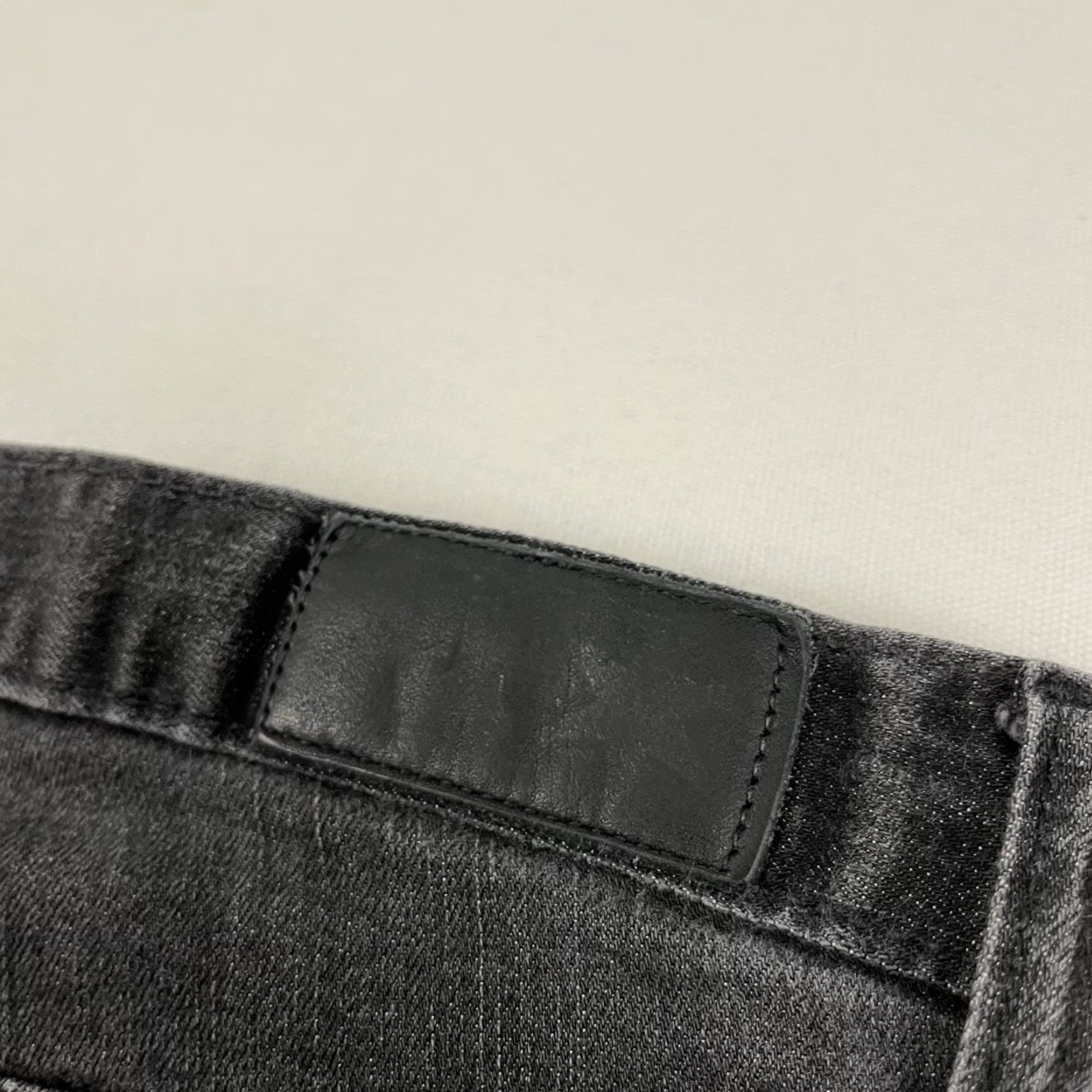 Vintage Dearborn Jeans Mens 33 x 28 Slim Straight Washed Gray Stretch USA Size US 33 - 5 Thumbnail