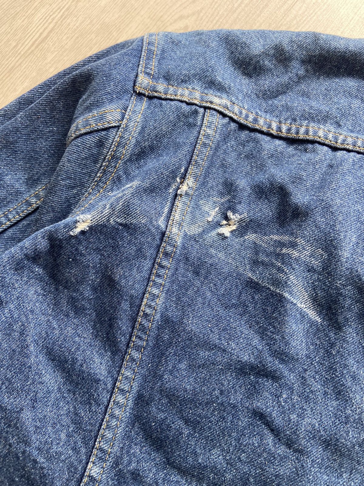 Lee × Vintage Vintage 1990’s Lee Western Trucker Denim Jacket Size US L / EU 52-54 / 3 - 3 Thumbnail