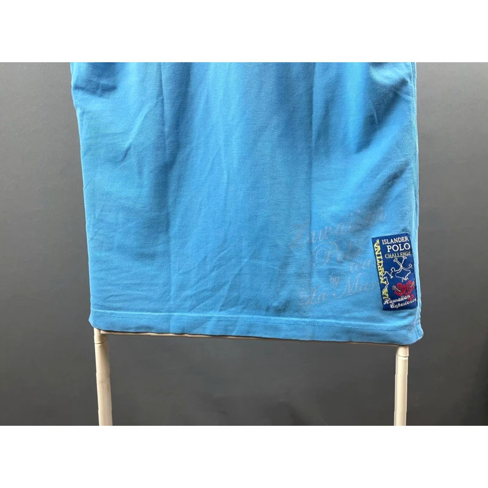 La Martina La Martina Polo Shirt Mens Blue Cotton Short Sleeve Slim-Fit L Polo Size US L / EU 52-54 / 3 - 6 Thumbnail
