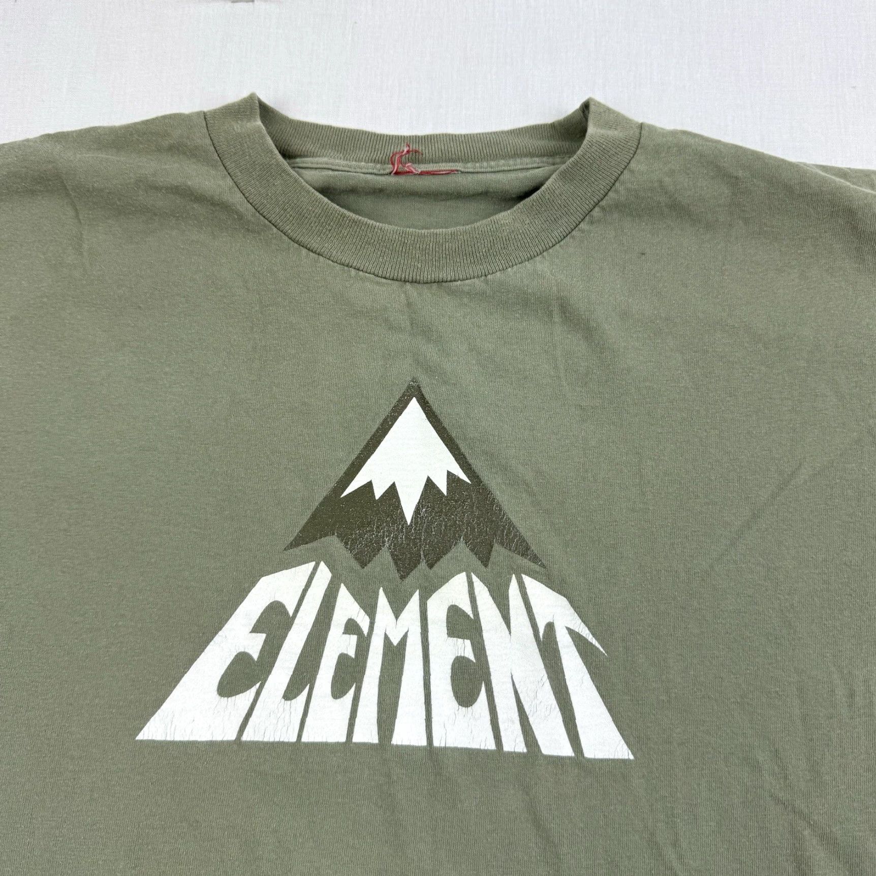 Element VINTAGE Element Shirt Adult Medium Green Grunge Y2K Graphic Tee 90s USA Mens Size US M / EU 48-50 / 2 - 2 Thumbnail