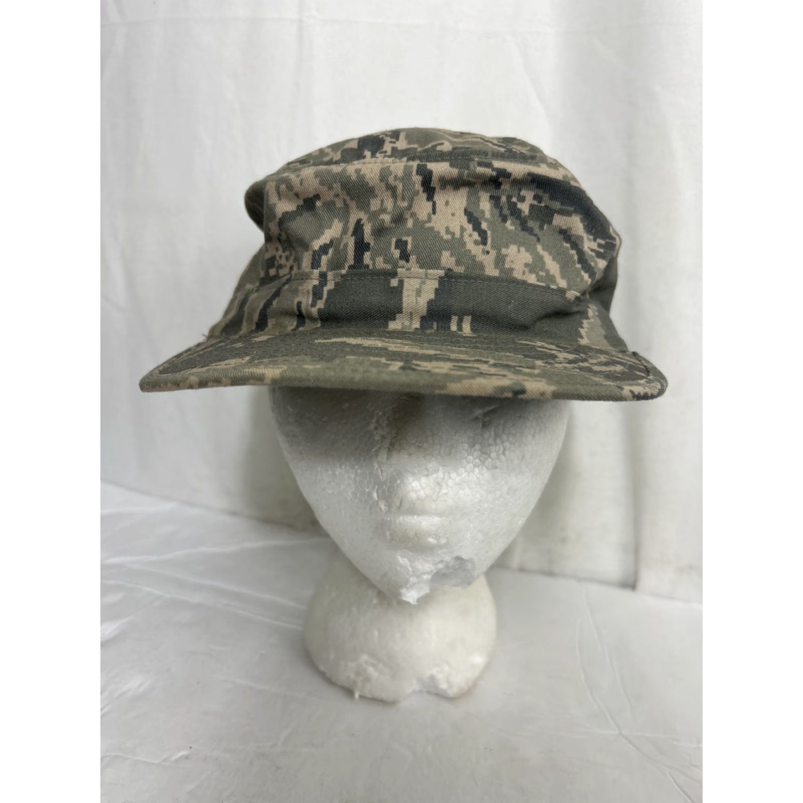 Vintage Air Force Military Utility Cap Hat Digi Camo Size 7-3/8 SPM1C1-07-D-N013 Mens Cap Camouflage Military Size ONE SIZE - 2 Thumbnail