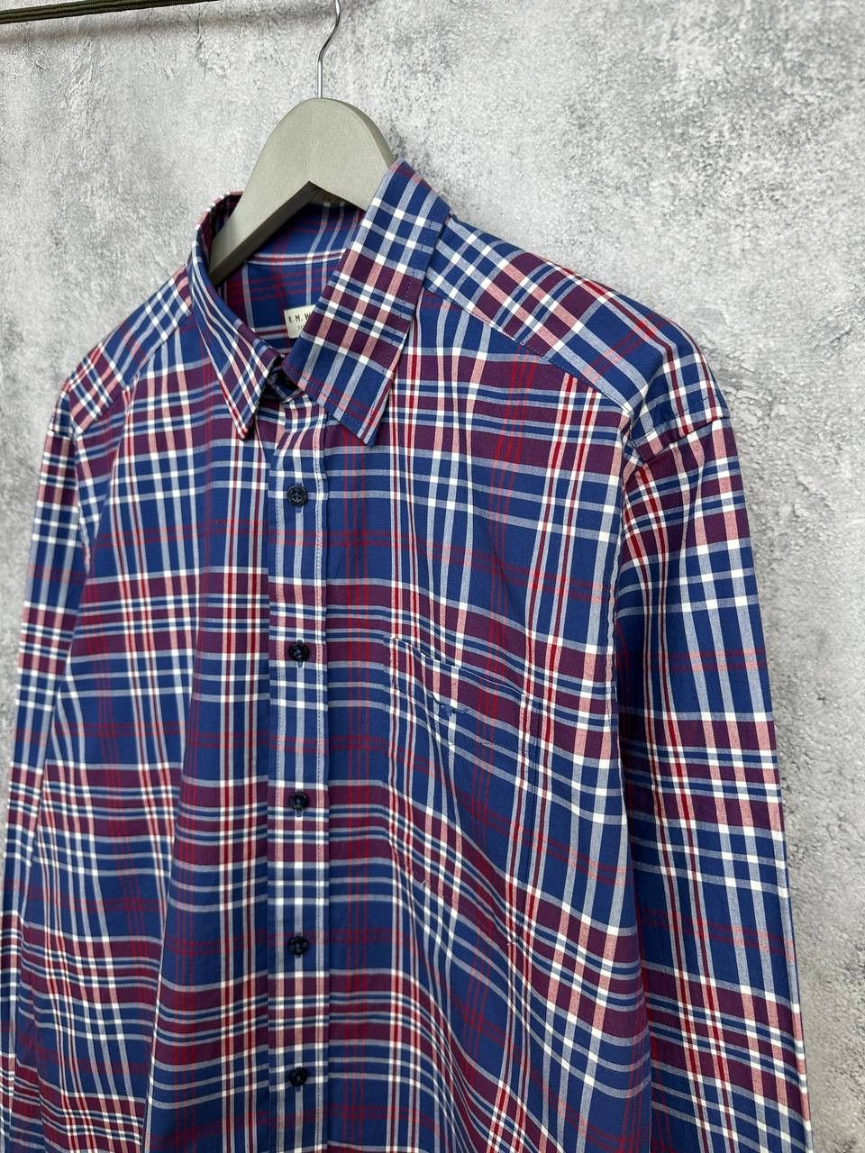 R.M. Williams NWT R.M. Williams Collins Button Up Shirt Check LS Point Size US L / EU 52-54 / 3 - 6 Thumbnail