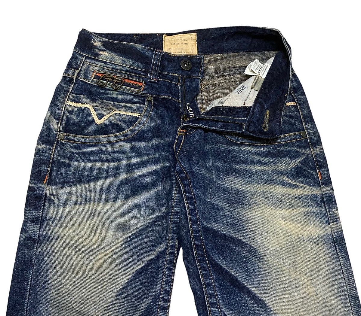 14th Addiction × Japanese Brand × Le Grande Bleu (L.G.B.) Rare Design Vintage Japanese Brand Lolita Jeans 1990s Size US 28 / EU 44 - 6 Thumbnail