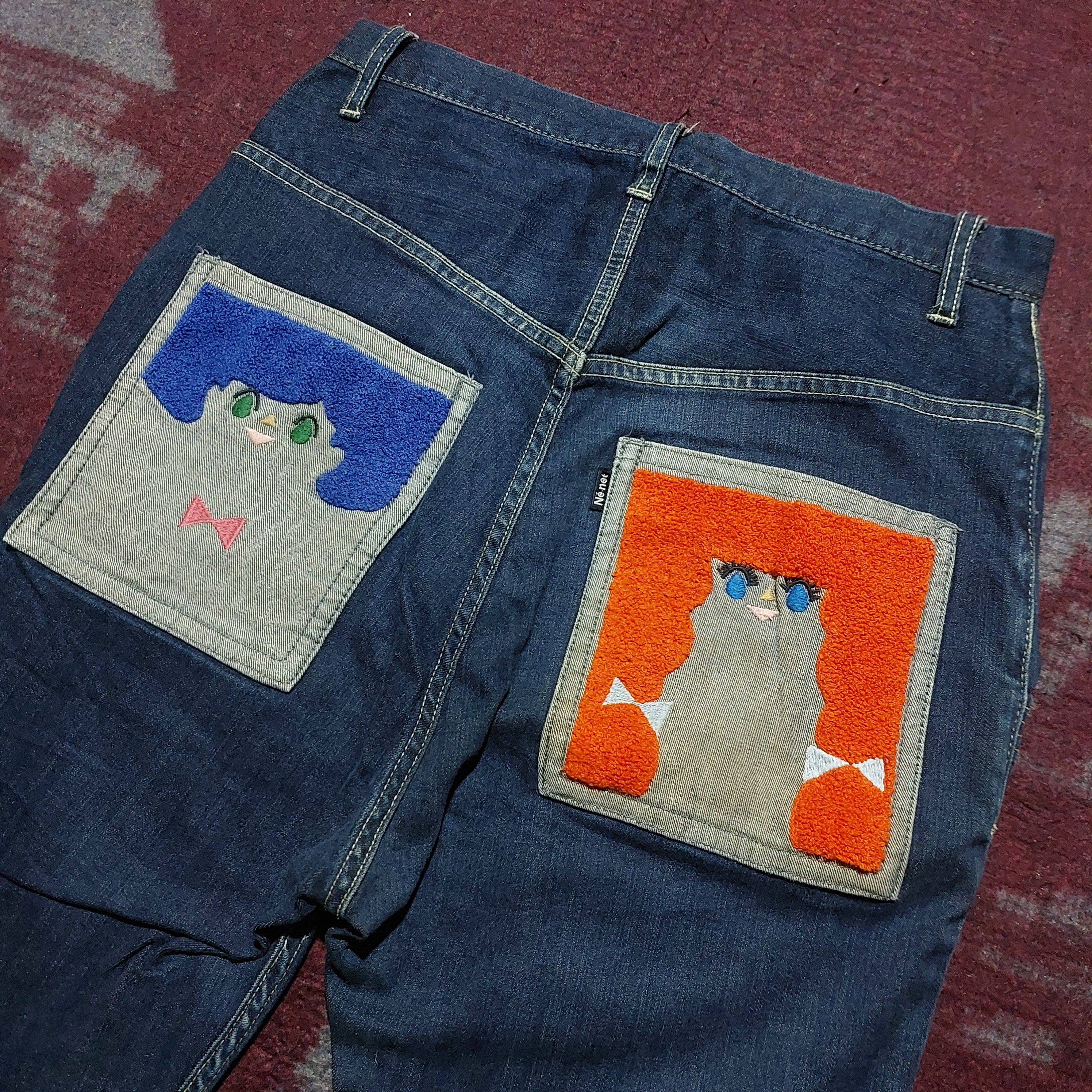 Issey Miyake Ne-Net issey miyake drop crotch pocket skinny denim pants Size US 29 - 8 Thumbnail