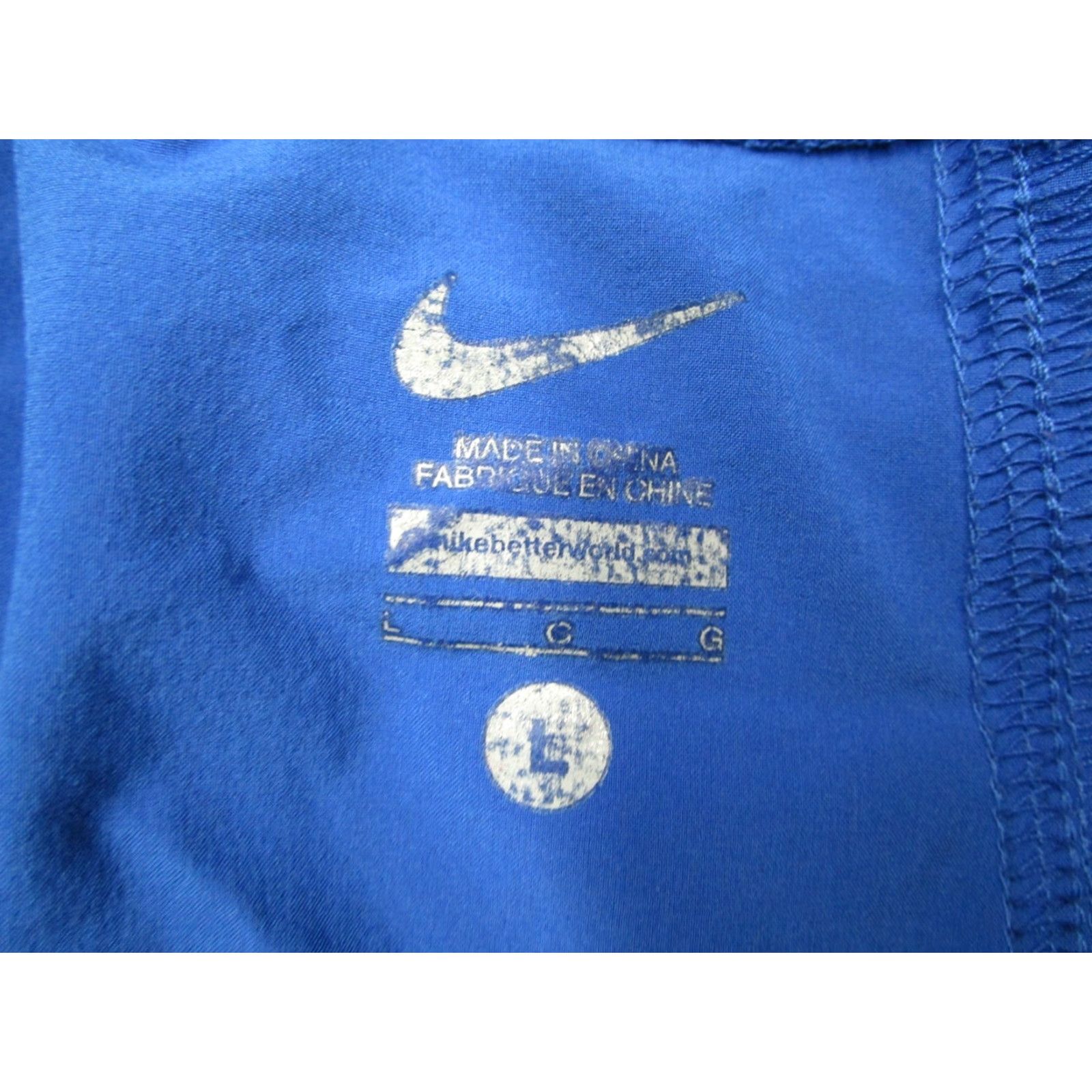 Nike Nike Shorts Mens Large Blue 11" Active Lightweight Drawstring Pockets Polyester Spandex Short Running Beach Sports | Mens | Size L | Blue Size US 33 - 2 Thumbnail