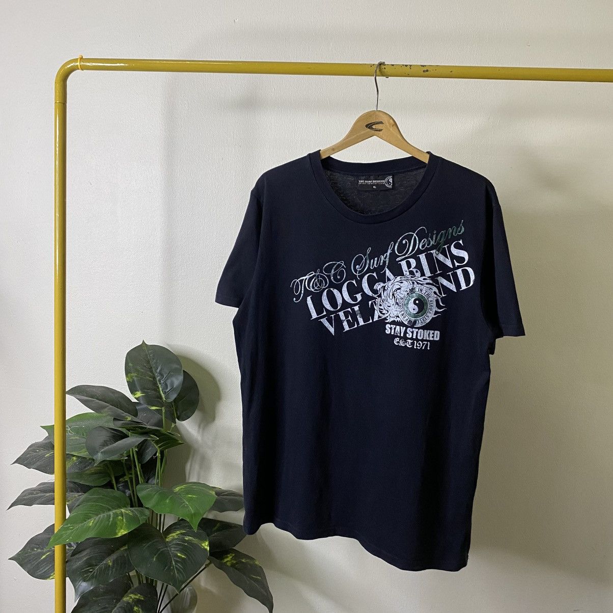 Vintage Y2K T&C Surf Crazy Dragon Graphic T shirt Surf Style Size US XL / EU 56 / 4 - 7 Thumbnail