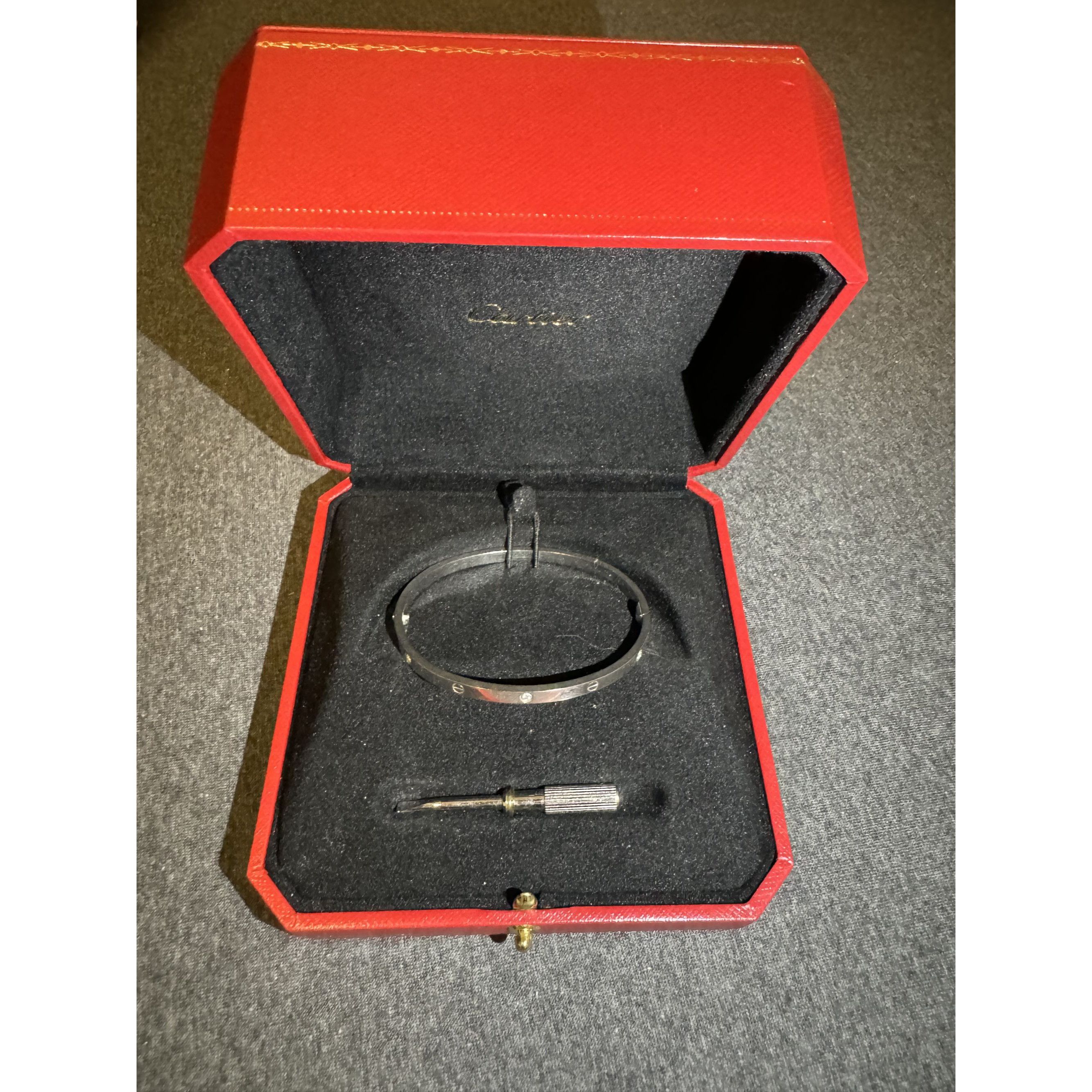 Cartier Cartier Love Bracelet 18K White Gold W/ Diamonds With Certif Size ONE SIZE - 3 Thumbnail