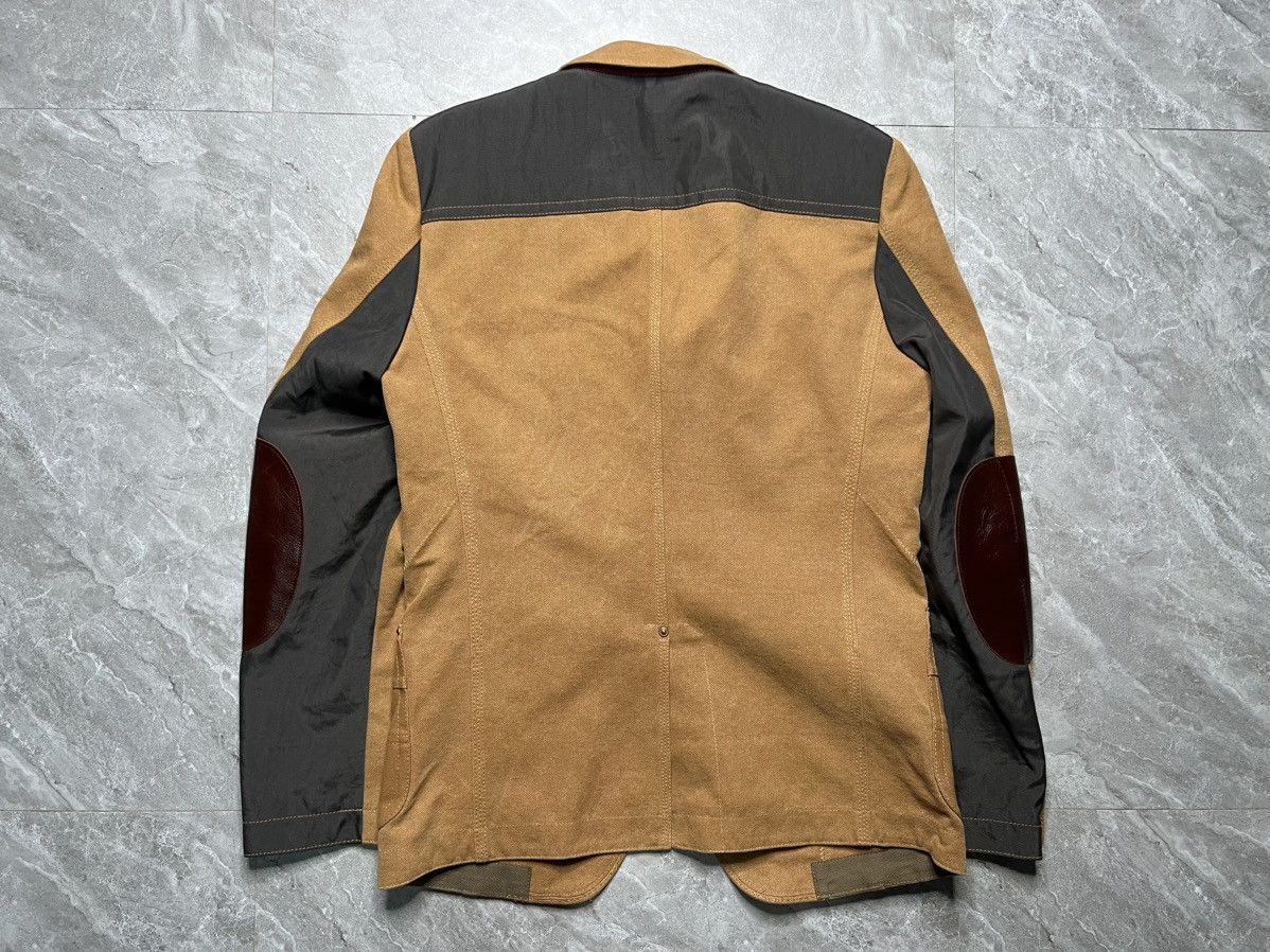 Junya Watanabe Junya Watanabe S/S 12 Heavy Canvas Cotton Patchwork Blazer Size US XS / EU 42 / 0 - 2 Thumbnail