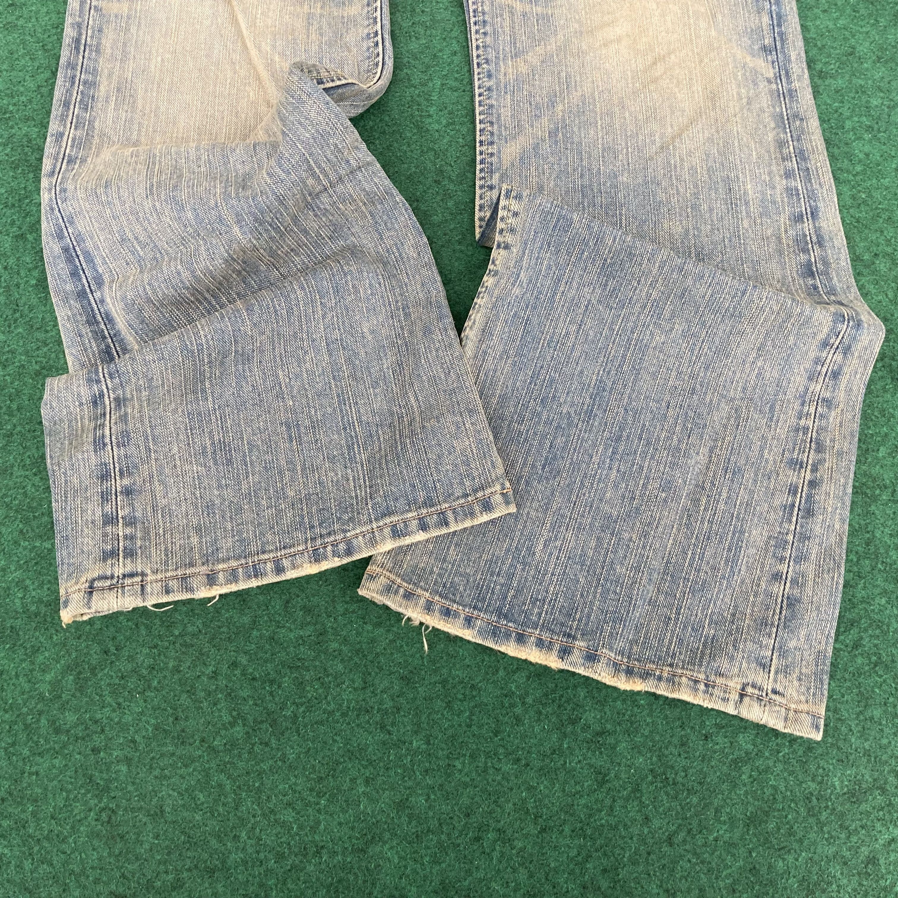 Vintage × Wrangler Vtg Wrangler Blue Denim Flare 90s Sz 33 Bootcut Jeans Size US 33 - 8 Thumbnail