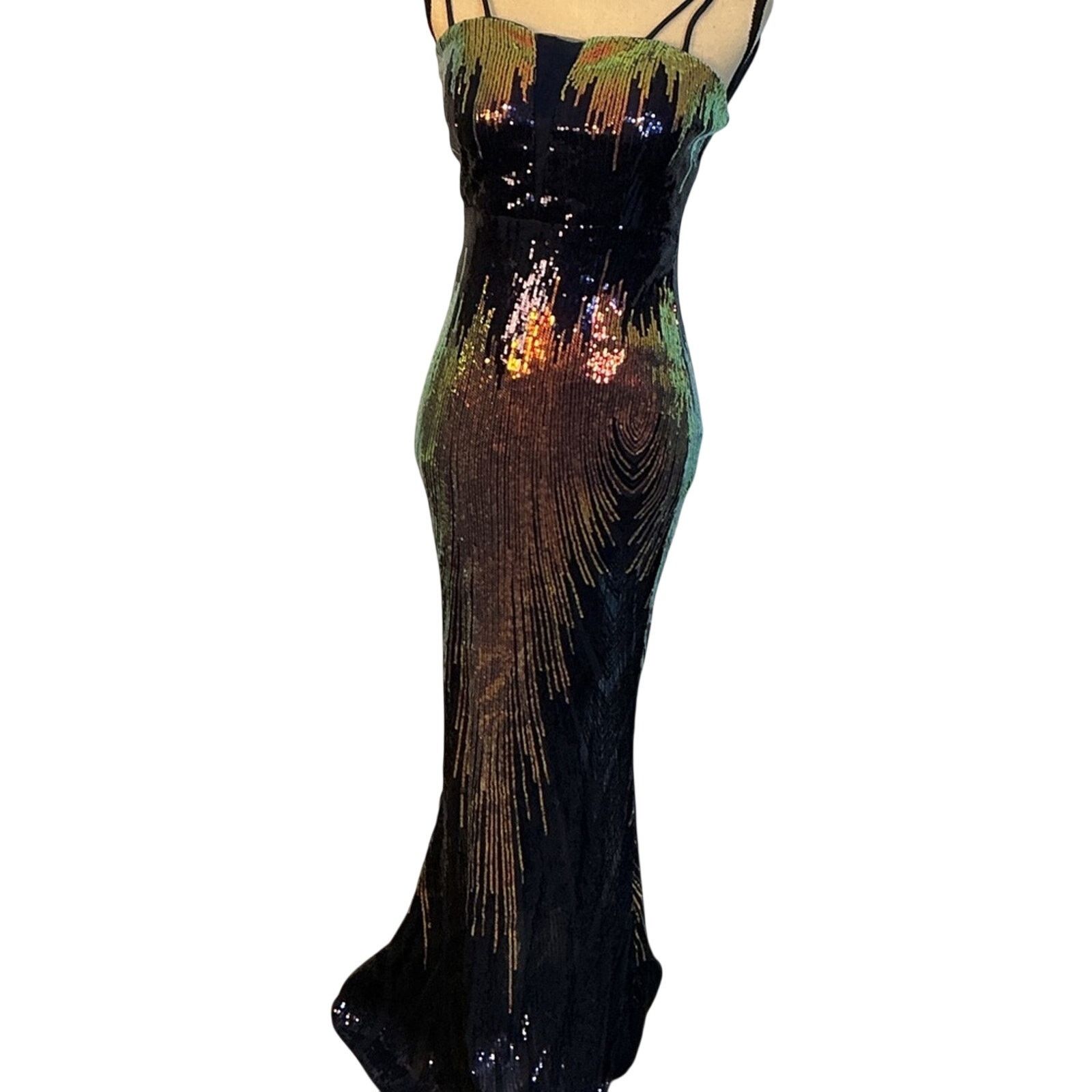 Other Kara and Kate Sequin Mermaid Evening Gown NWT Small Size S / US 4 / IT 40 - 1 Thumbnail