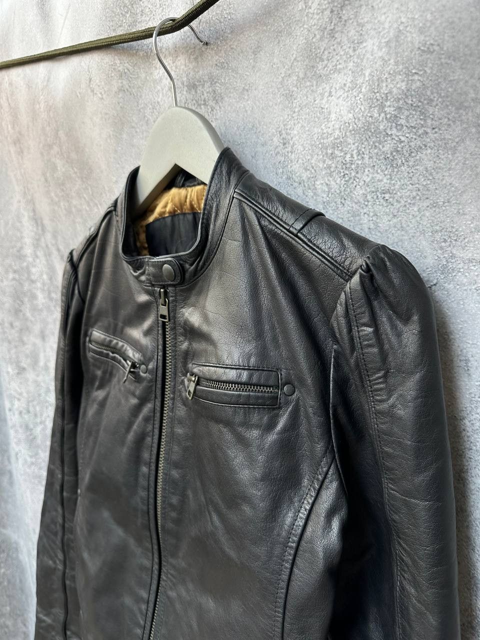 Levi's Vintage Clothing Levi's Black Leather Biker Jacket Quilted Lining Vintage 00s Size M / US 6-8 / IT 42-44 - 6 Thumbnail