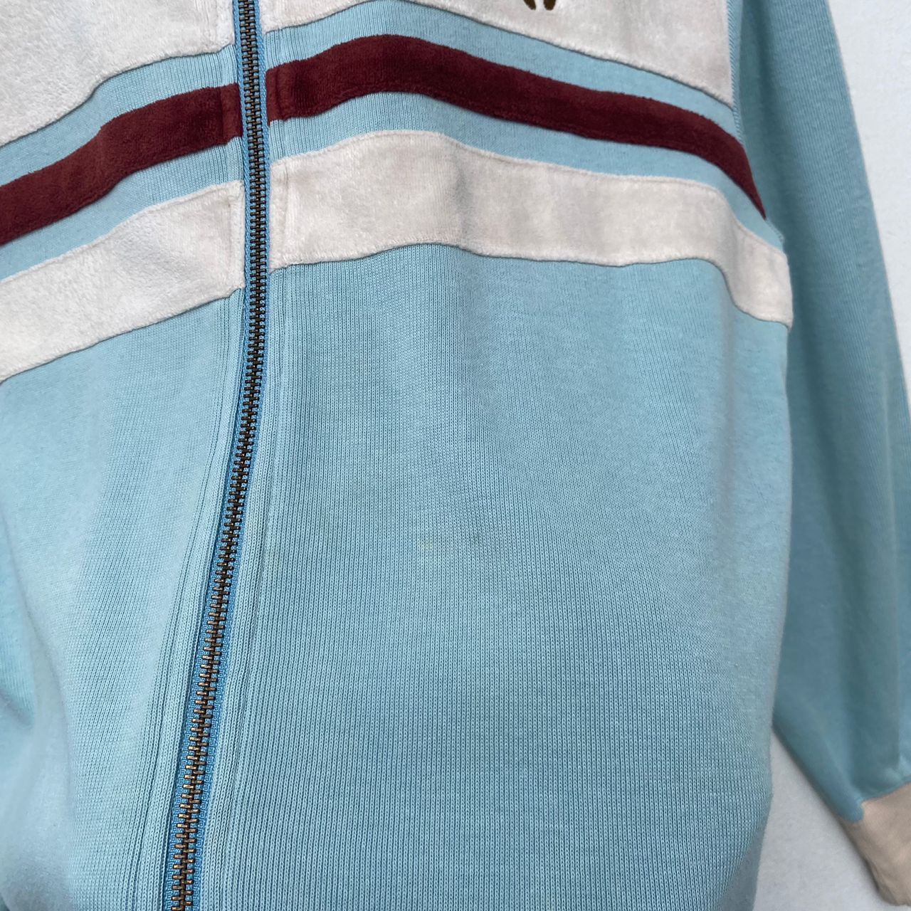 Hang Ten × Vintage VINTAGE HANG TEN ZIPPER SWEATER MEDIUM SKY BLUE Size US M / EU 48-50 / 2 - 6 Thumbnail