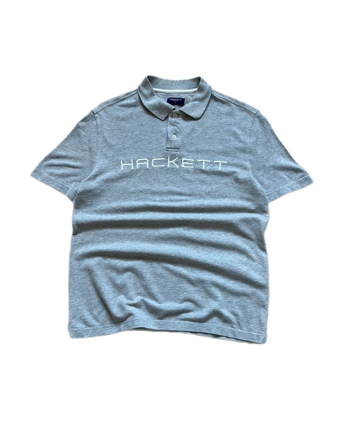 Hackett Vintage Hackett Classic Polo T-shirt Grey Old Money Size US M / EU 48-50 / 2 - 1 Thumbnail