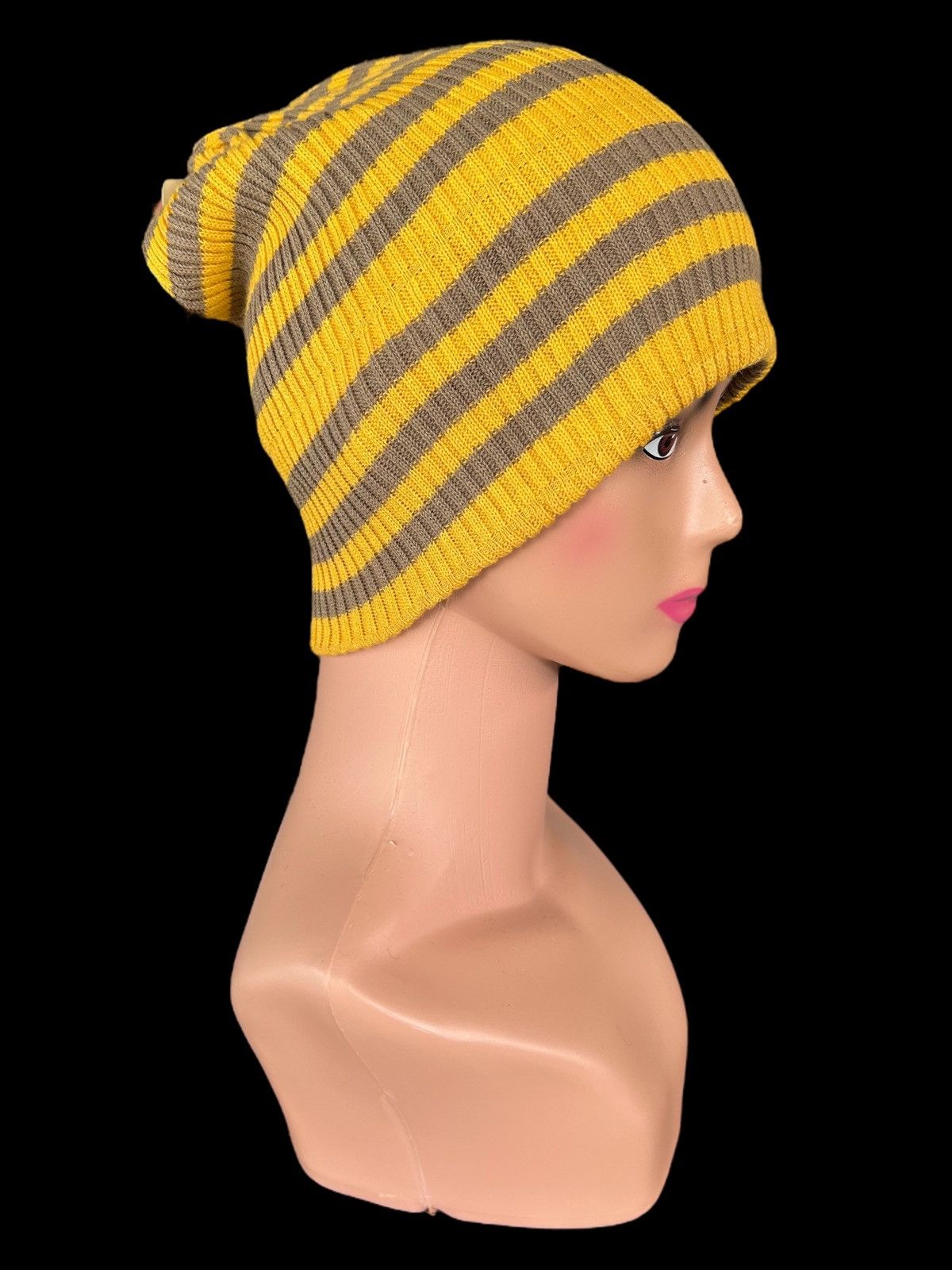 Japanese Brand × Kapital × Vintage Stripe sense of Japan reversible Beanie Hats Size ONE SIZE - 1 Thumbnail