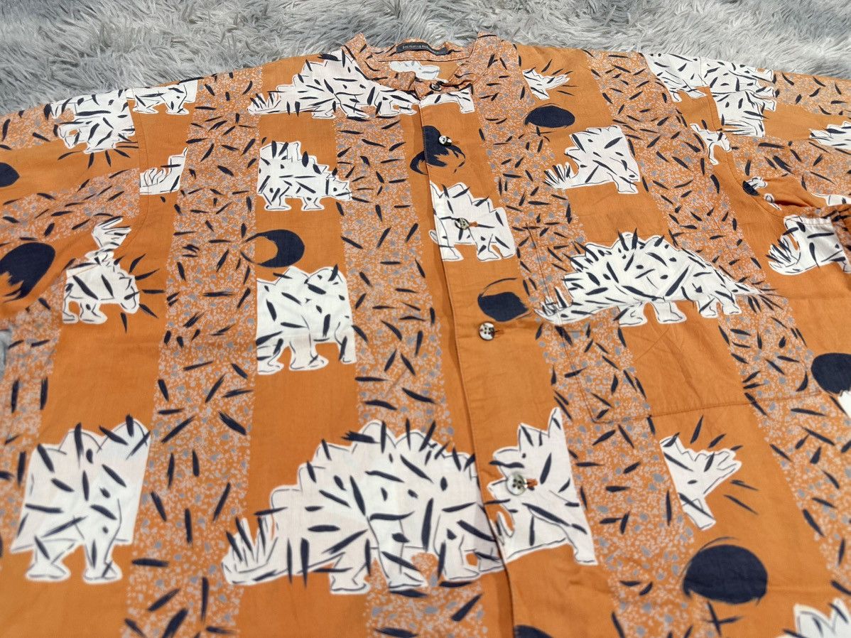 Issey Miyake 🔥Archived Ss86 Vintage Issey Miyake Men Shirt Stegosaurus Size US XL / EU 56 / 4 - 2 Thumbnail