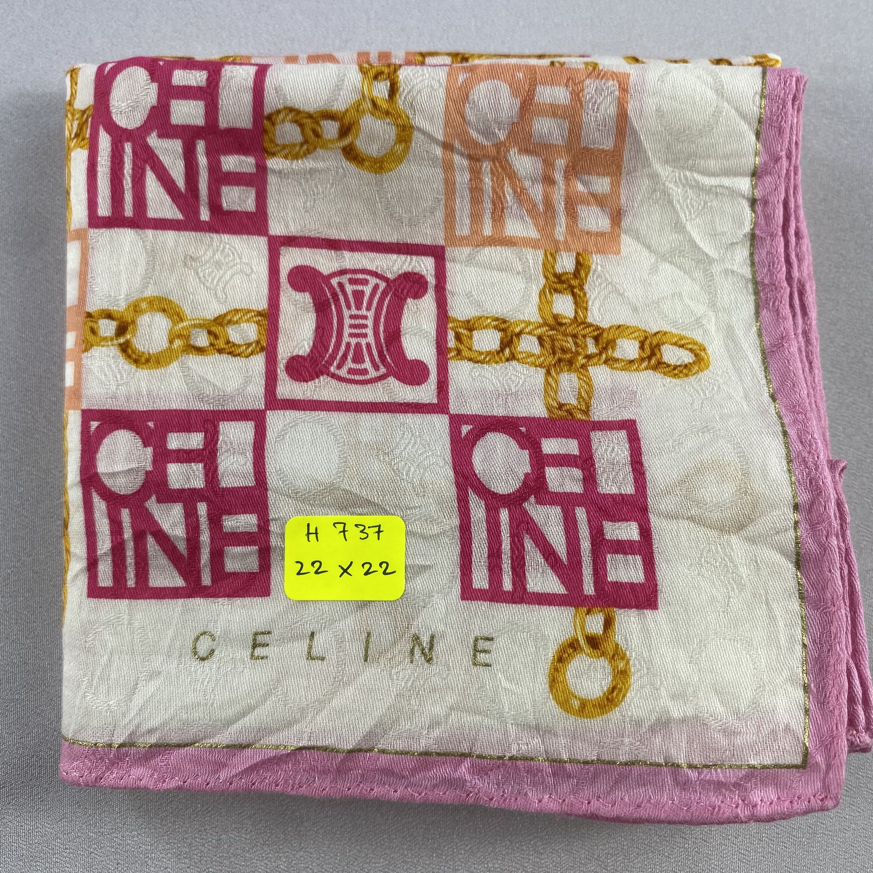 Celine × Vintage Celine Bandana/ Handkerchief / Neckerchief Size ONE SIZE - 5 Thumbnail