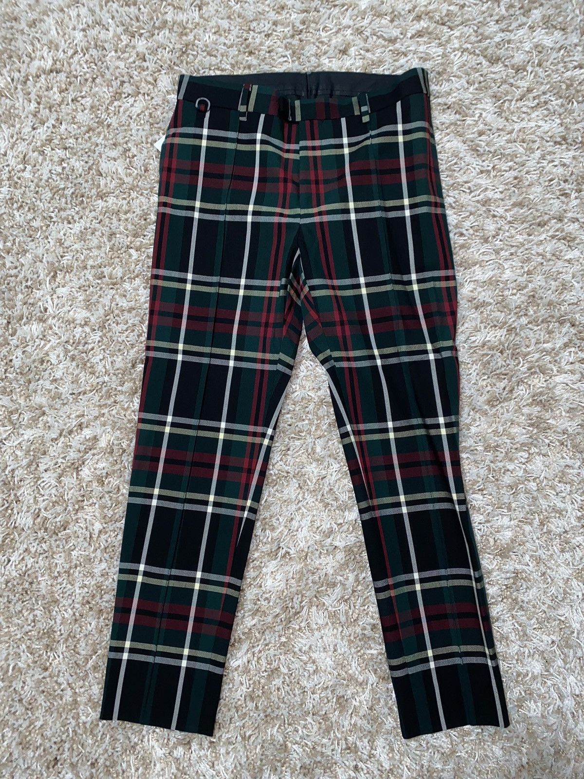 Undercover plaid pants top