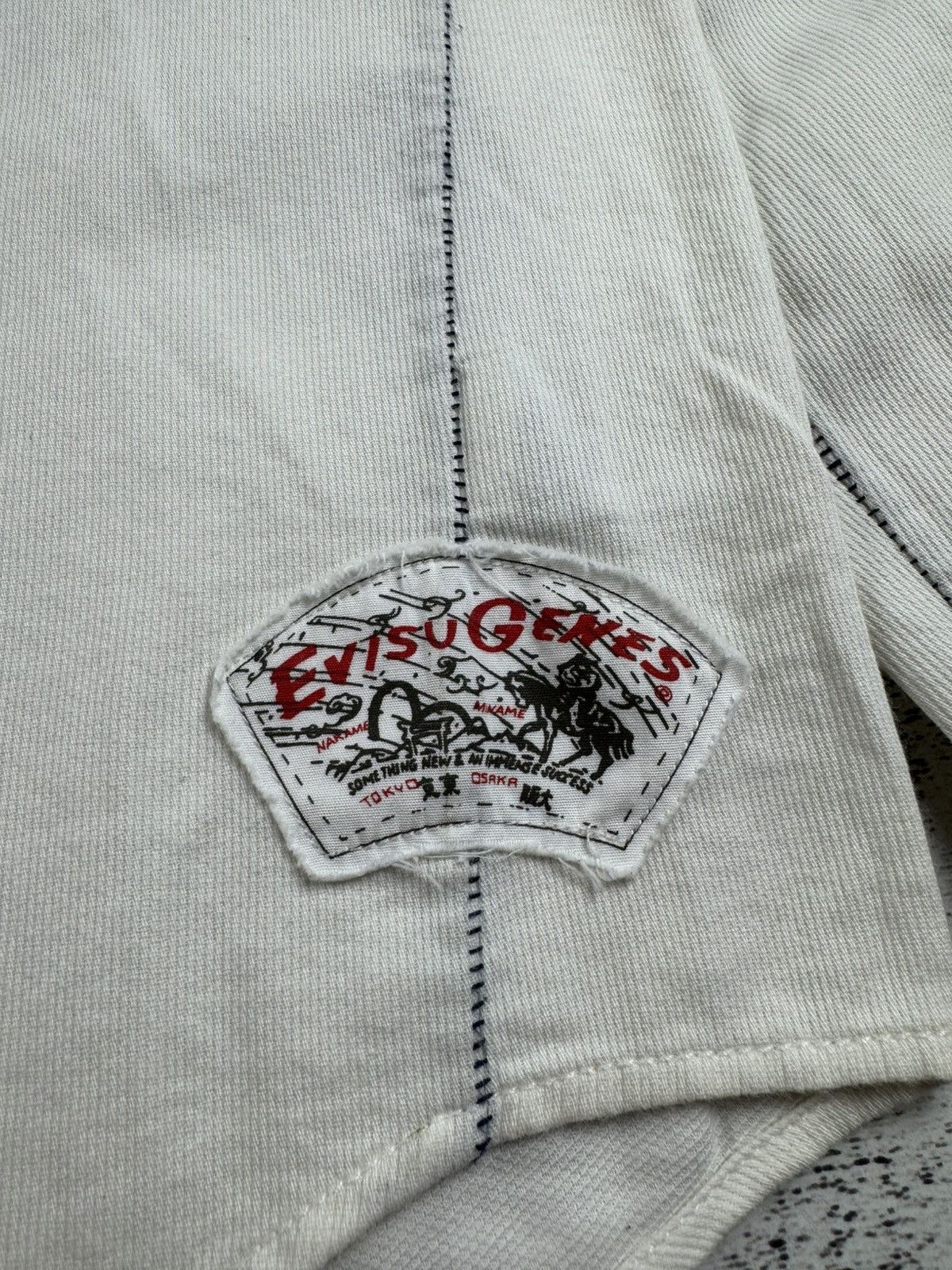 Evisu Evisu Gensis Japan Flag Velour Corduroy Medium Button Longsleeve Shirt Size US M / EU 48-50 / 2 - 16 Thumbnail