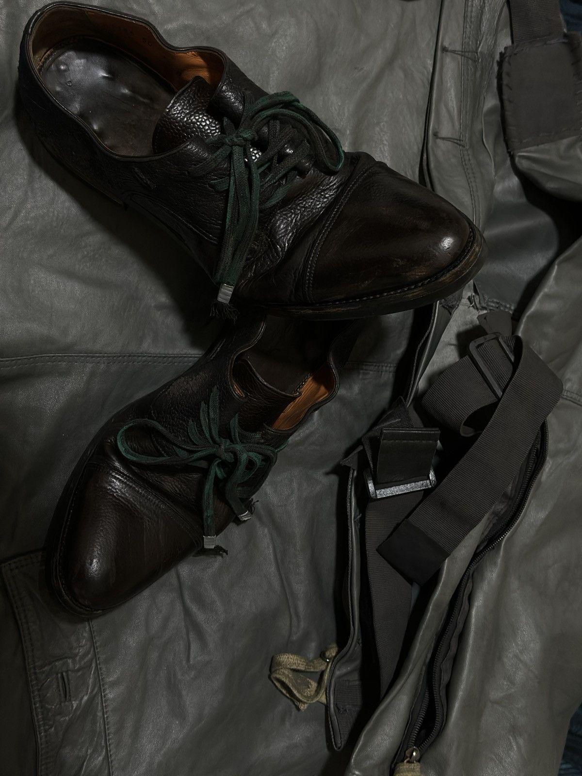 Santoni Carol Christian poell style !Santoni Goodyear- leather shoes Size US 10.5 / EU 43-44 - 8 Thumbnail