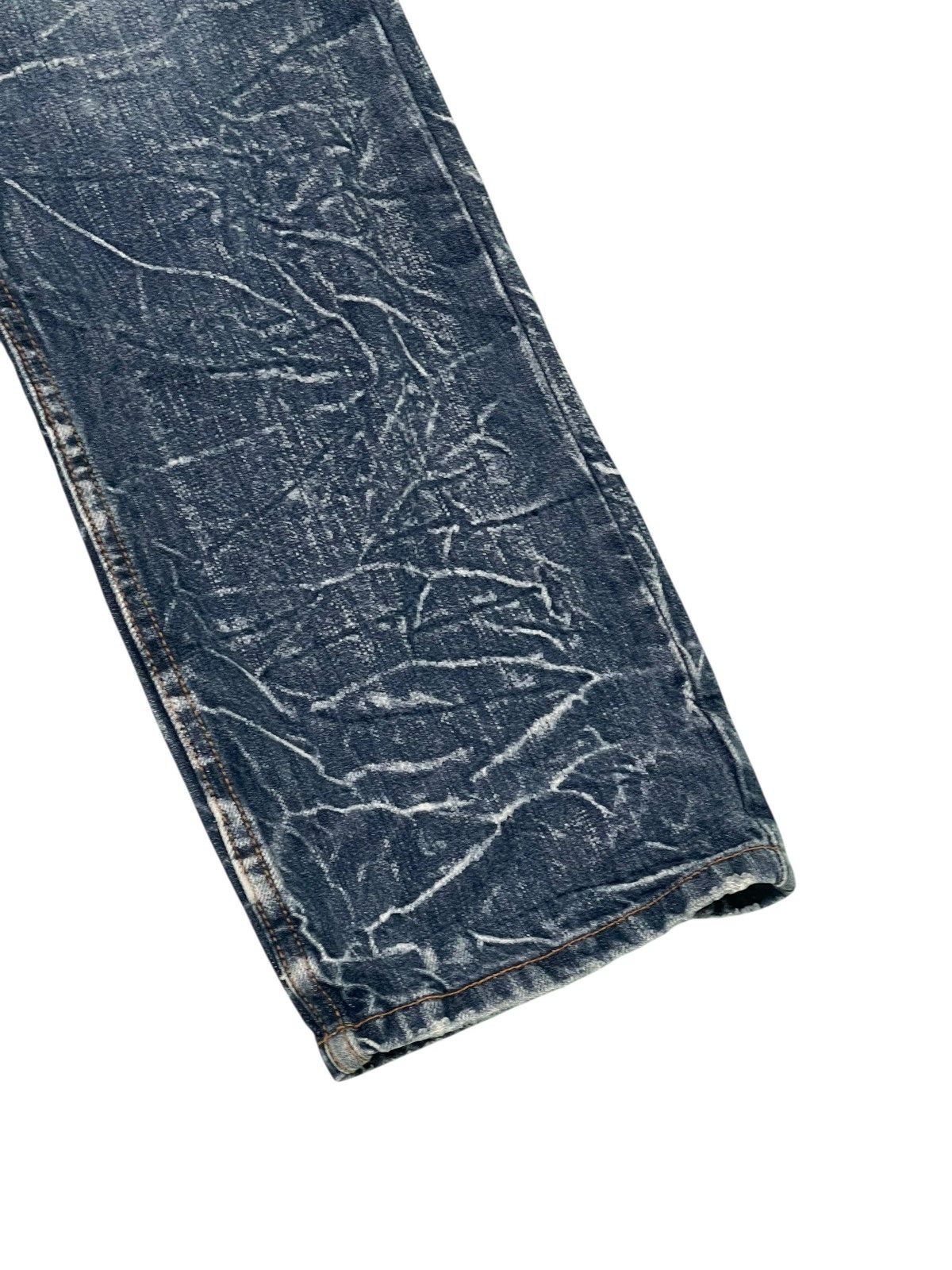 Japanese Brand Double Waist Jeans Nylaus Chrome Dior Erd cdg amiri 2🟦9 Size US 31 - 3 Thumbnail