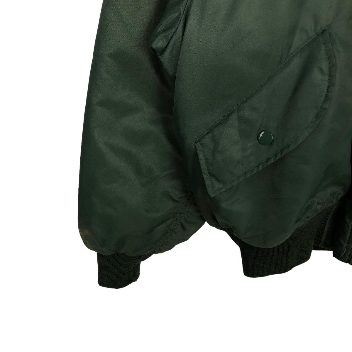 Vintage VINTAGE BOMBER JACKET DEFEND MILITARY RIOT RIOT DESIGN Size US M / EU 48-50 / 2 - 3 Thumbnail