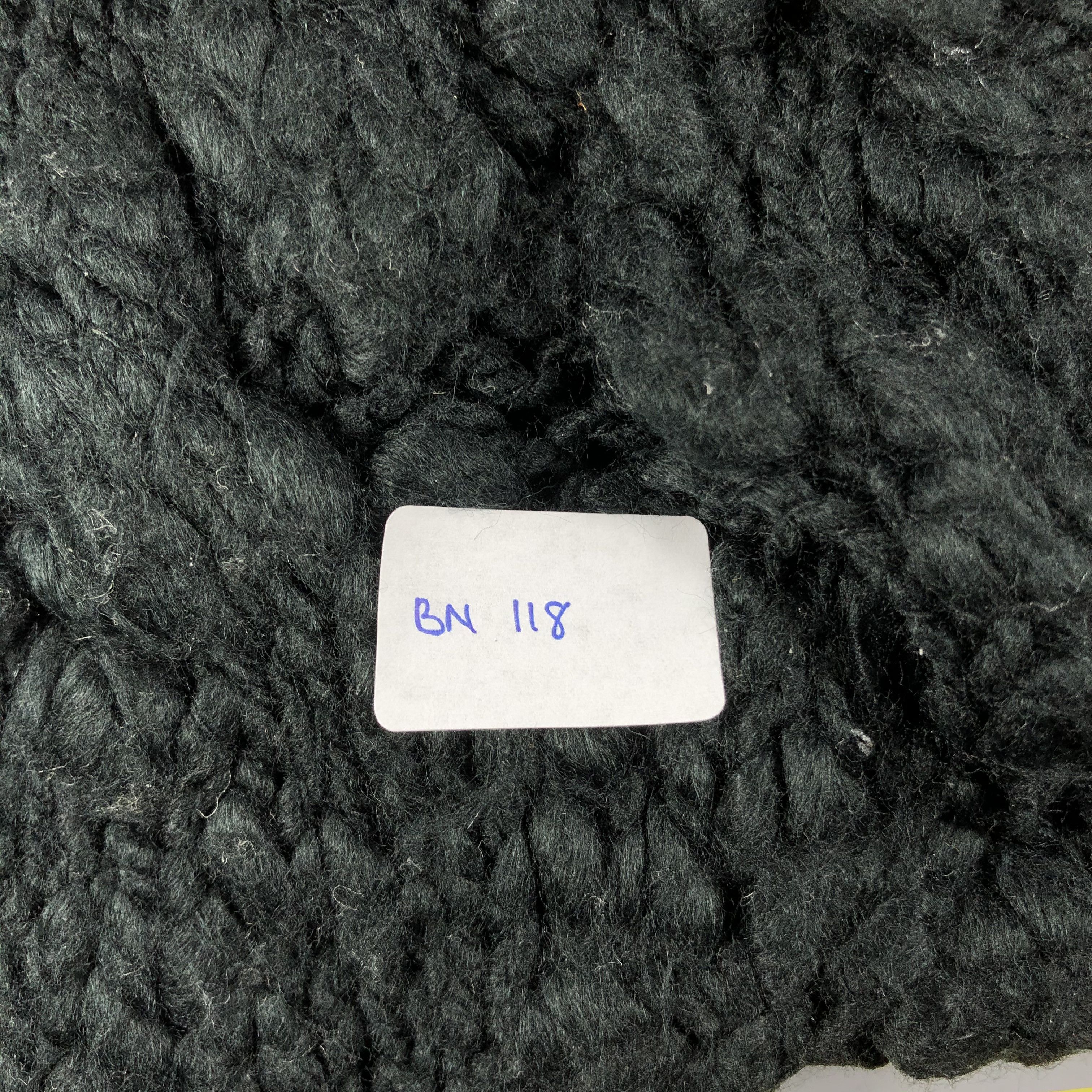 Japanese Brand Black Crochet Earflap Beanie Size ONE SIZE - 5 Thumbnail