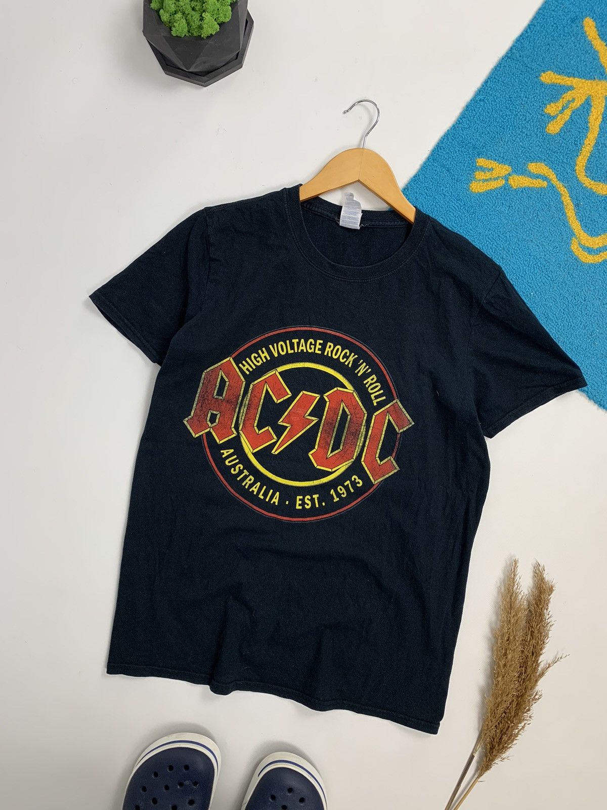 AC/DC × Band Tees × Vintage Vintage AC DC High Voltage Rock T-Shirt Size US M / EU 48-50 / 2 - 1 Thumbnail