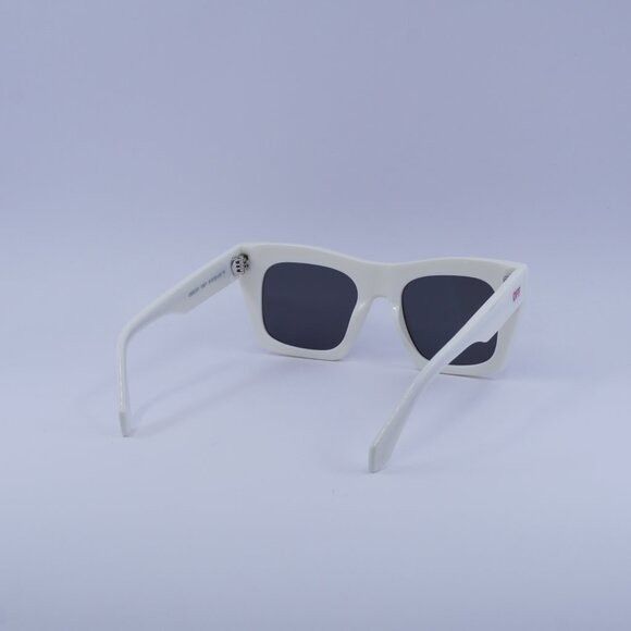 Off-White Off-White OERI13Y SELMA 0107 Sunglasses White Square Frame Size ONE SIZE - 3 Thumbnail