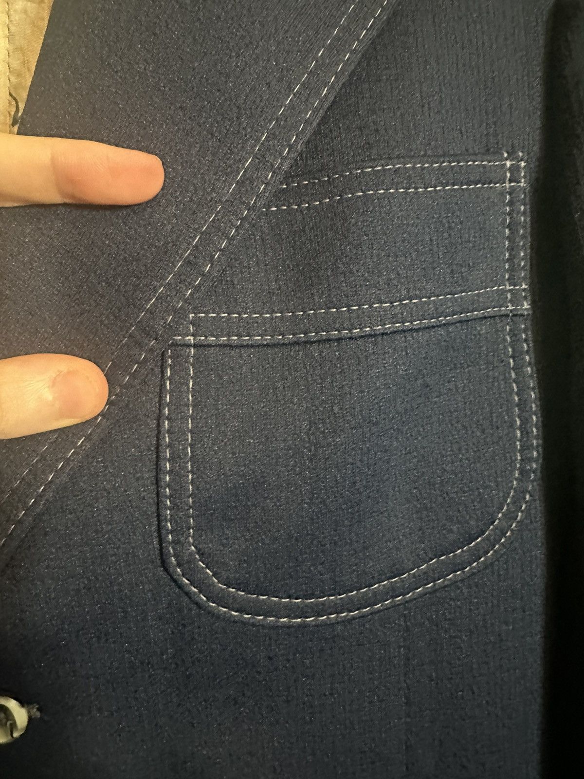 Levi's Levi’s Panatela vintage blue disco era blazer leisure jacket Size 38R - 3 Thumbnail