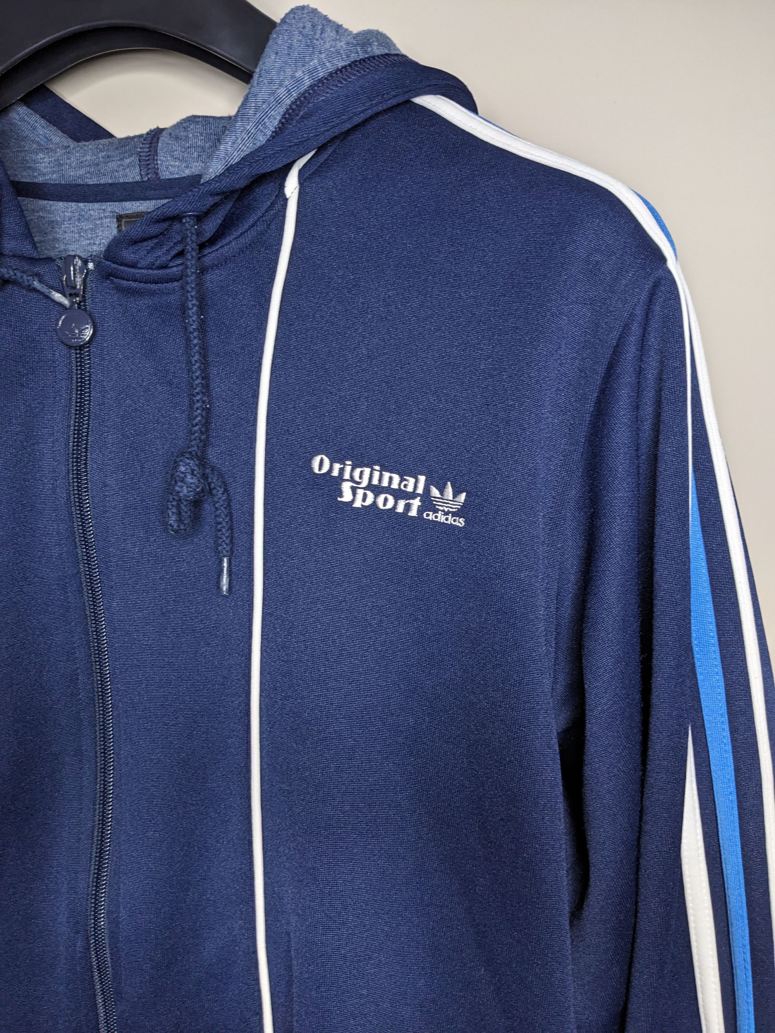 Adidas VTG Adidas Originals Sport Track Jacket Large Trefoil Y2K Size US L / EU 52-54 / 3 - 3 Thumbnail