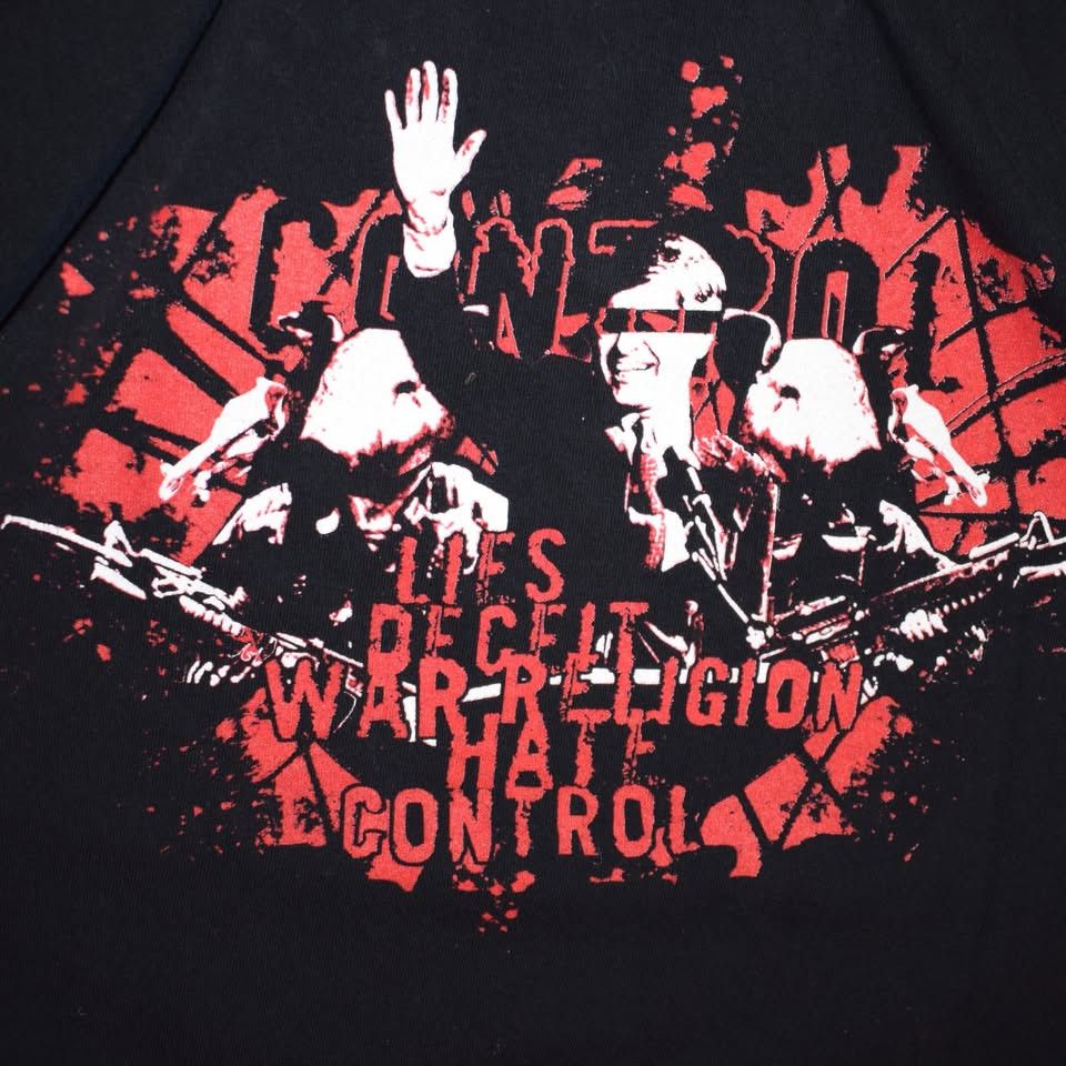 Anvil × Band Tees Vintage 2008 Napalm Death T-Shirt Size US XL / EU 56 / 4 - 4 Thumbnail