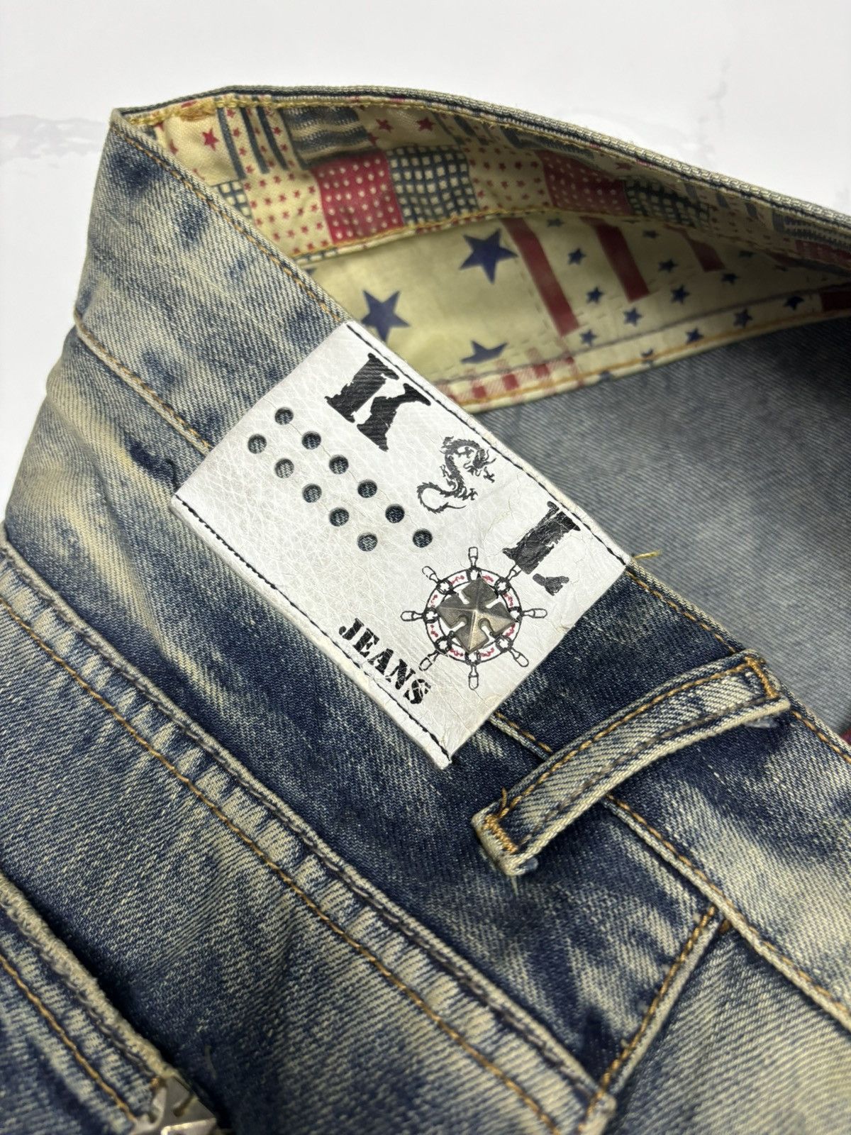 Junya Watanabe Rare Vintage Mud Wash Junya Watanabe Style Distressed Denim Size US 33 - 9 Thumbnail